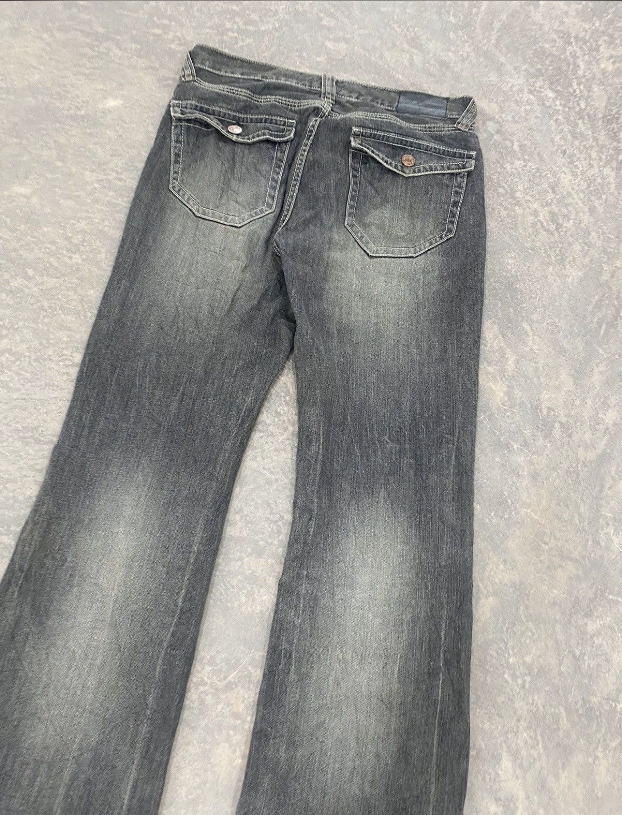 Hysteric Glamour Flareee☠️ Vintage Uniqlo Bootcut Jeans 80s 90s Punk Size US 34 / EU 50 - 10 Thumbnail
