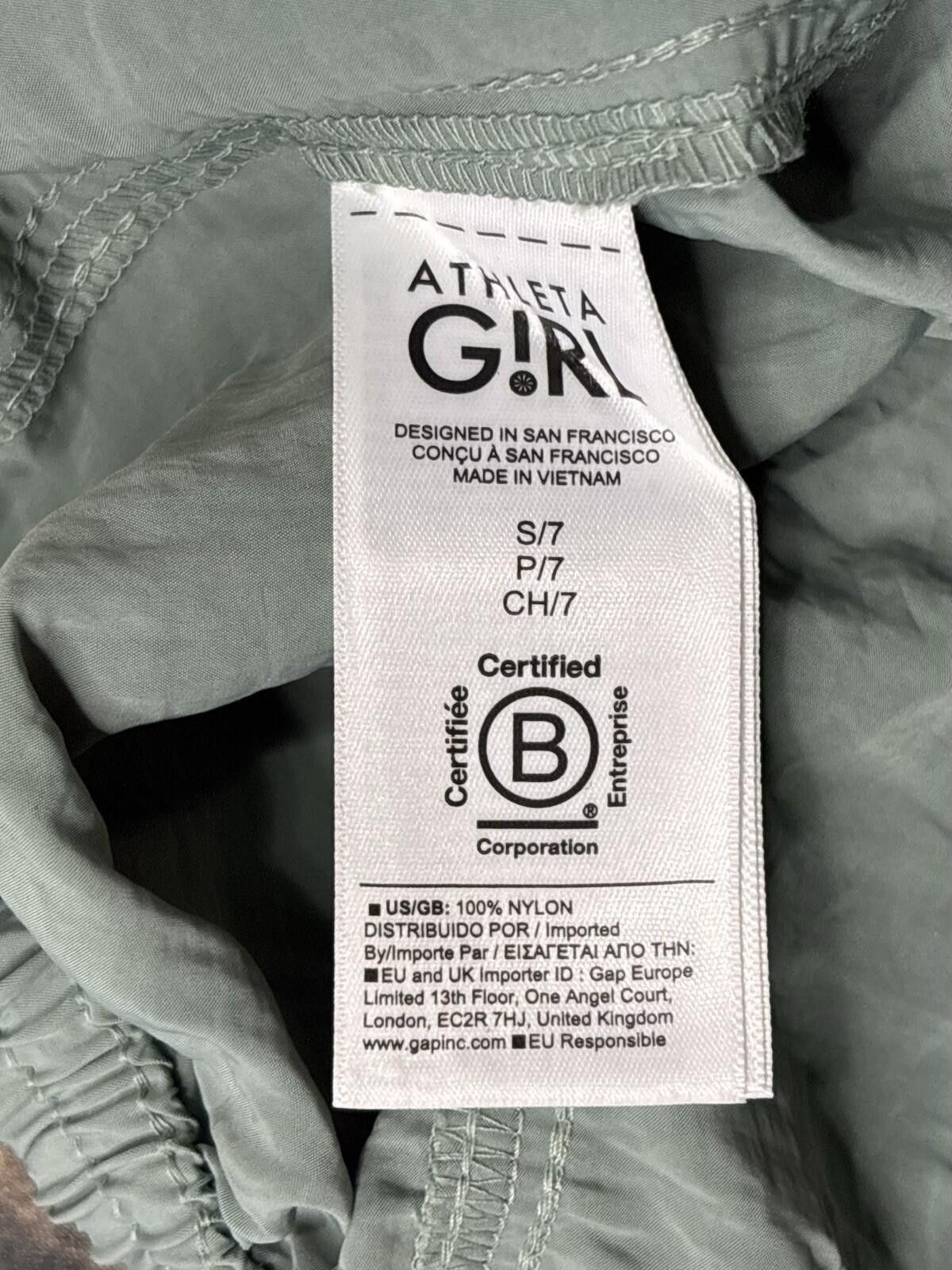 Other Athleta Girl Pants Girls Small 7 Woven Wide Leg Cargo Nylon Size ONE SIZE - 12 Thumbnail