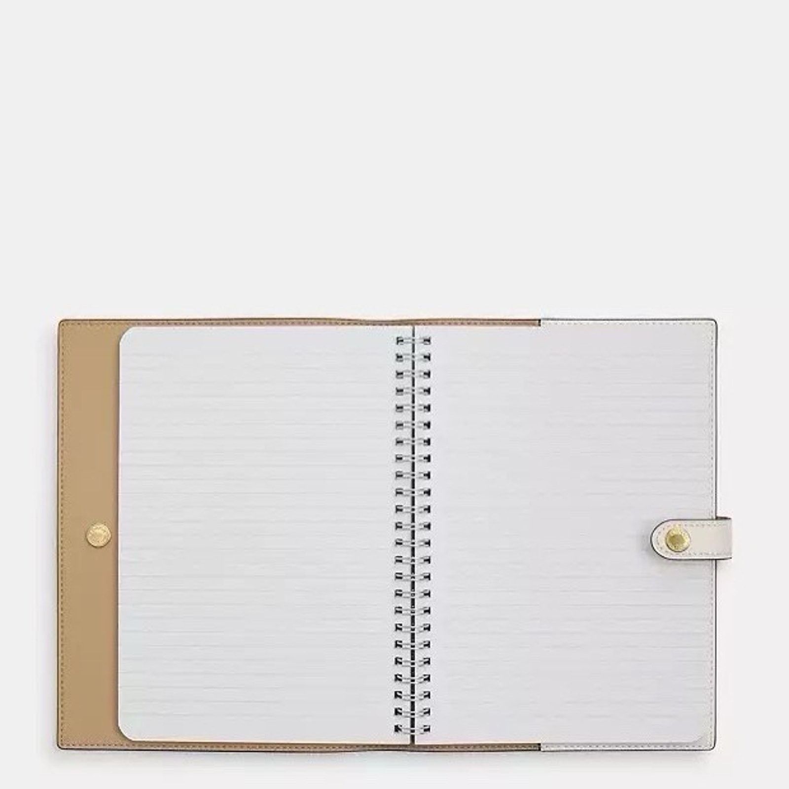 Coach NWT Coach Notebook With Strawberry Print Gold/Chalk CAO44 Size ONE SIZE - 5 Thumbnail