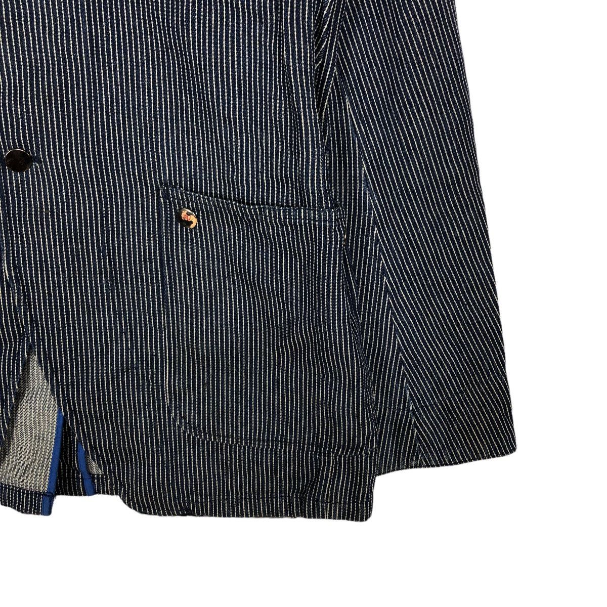 Japanese Brand 🔥90’s HIKORY CHORE WORK JACKET EURO IMMORTAL KAPITAL JAPAN Size US M / EU 48-50 / 2 - 5 Thumbnail