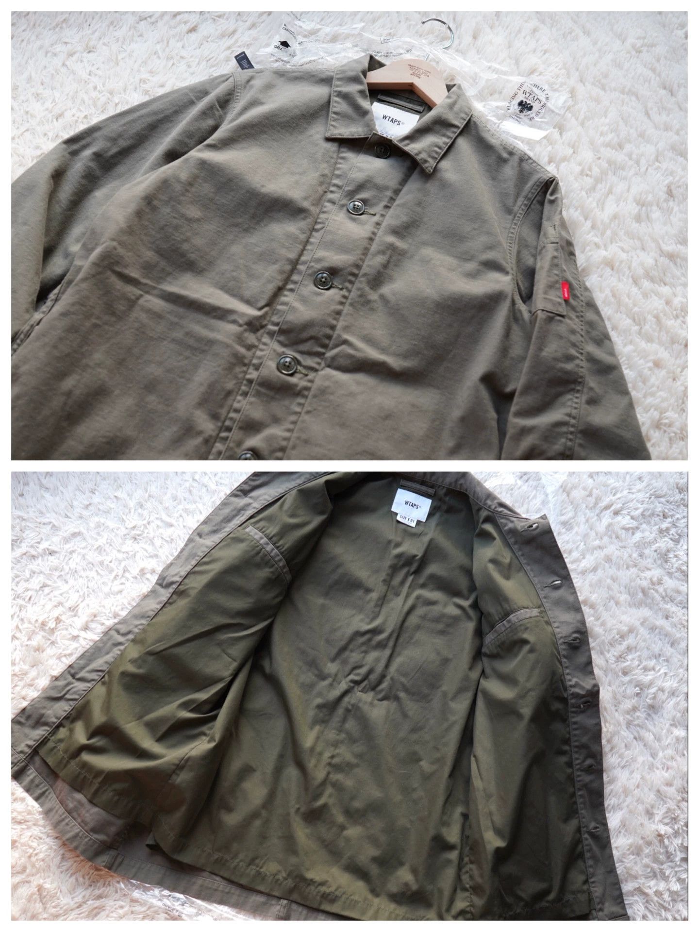 Wtaps WTAPS Buds Long 17AW Mid-Length Green Jacket S Size US S / EU 44-46 / 1 - 2 Thumbnail