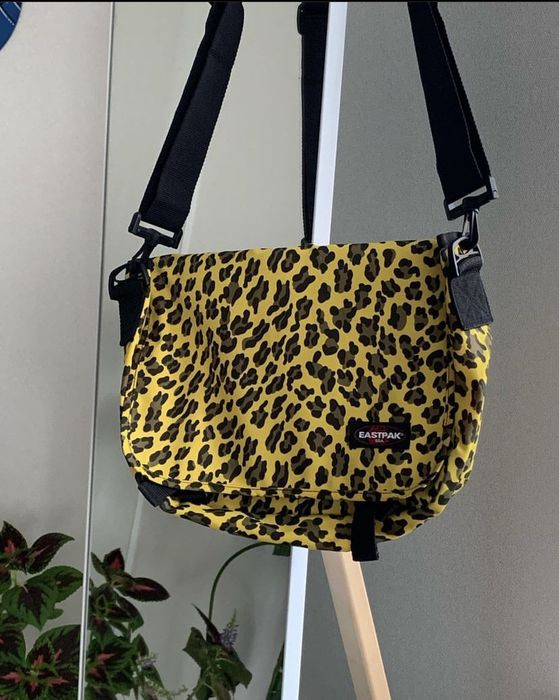 Vintage eastpak vintage bag leopard print Grailed