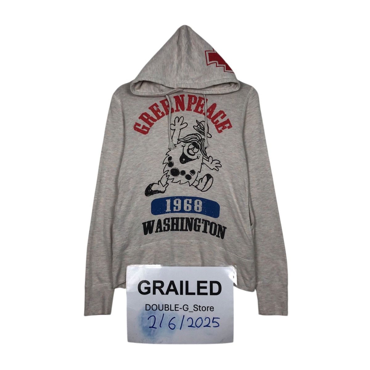 Japanese Brand Vintage Magic “Greenpeace 1968 Washington” Hoodie Size US M / EU 48-50 / 2 - 1 Thumbnail