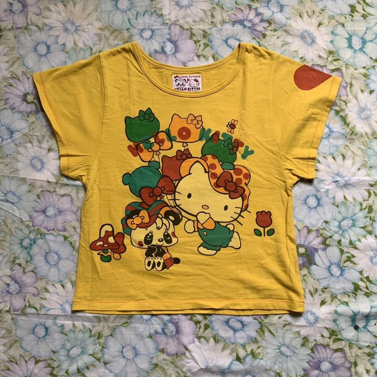 Vintage - hello kitty x grand ground baby tee- | Grailed