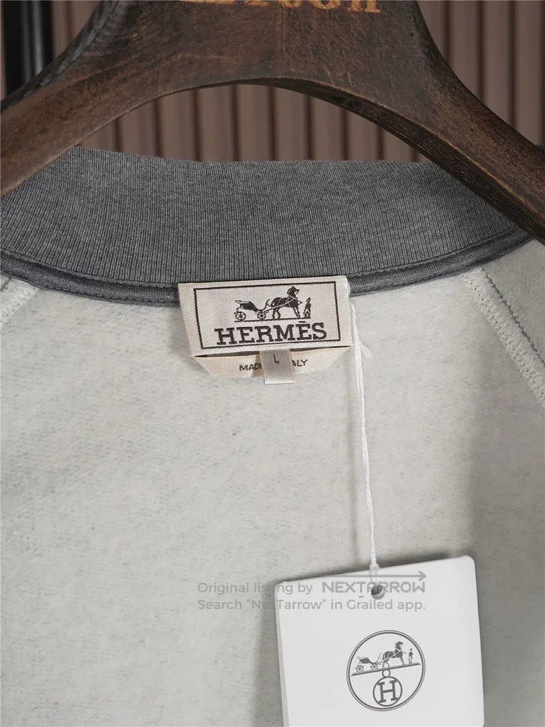 Hermes Hermes Men's Raglan Sleeve Baseball Jacket Size US M / EU 48-50 / 2 - 5 Thumbnail