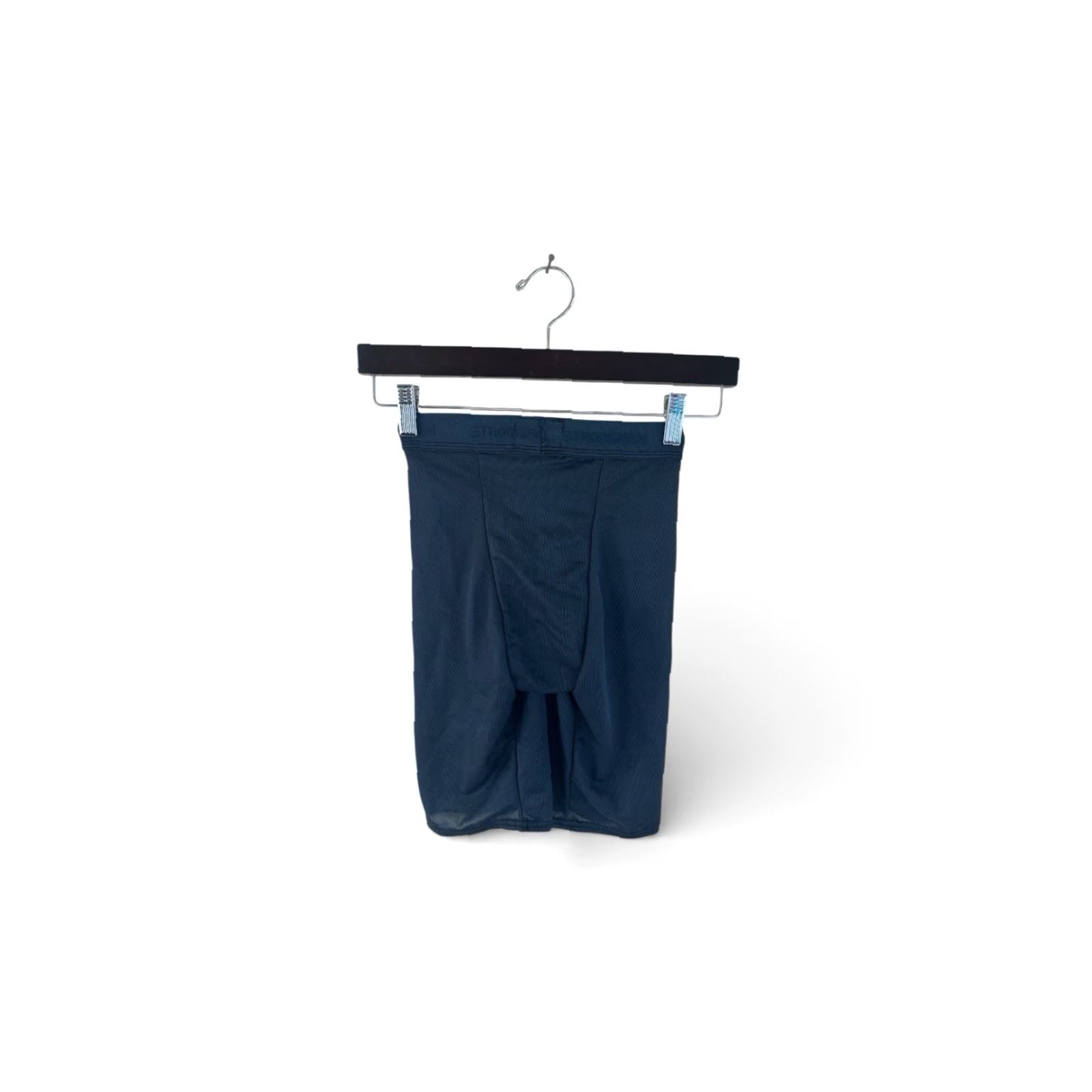 Vintage VINTAGE Stromgren Compression Shorts Mens Small Blue 90s Deadstock NWT USA Navy Logo Waist 11" Rise 8" Inseam Size US 29 - 5 Thumbnail