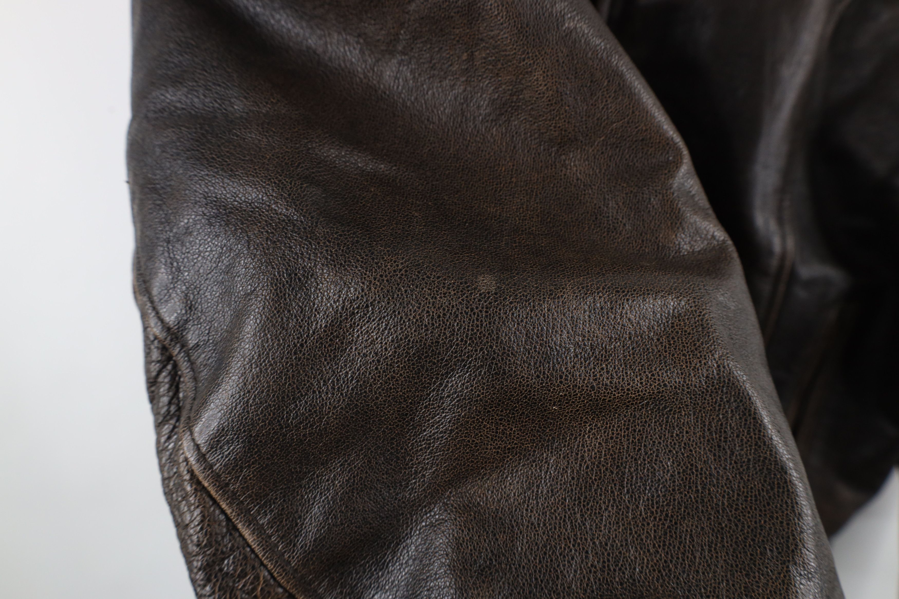 Vintage Vintage 90s Streetwear Motorcycle Riding Jacket Brown Size US XL / EU 56 / 4 - 8 Thumbnail