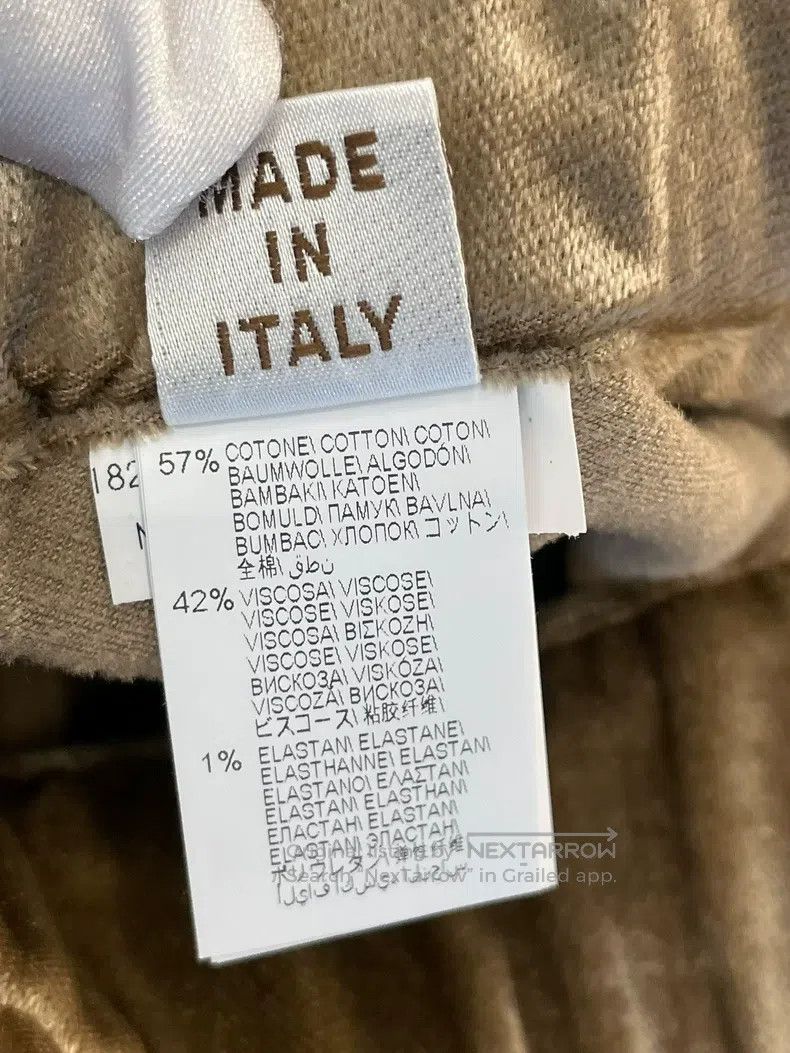 Brunello Cucinelli Brunello Cucinelli Military Green Beige Cotton Fiber Trous Size 28" / US 6 / IT 42 - 3 Thumbnail