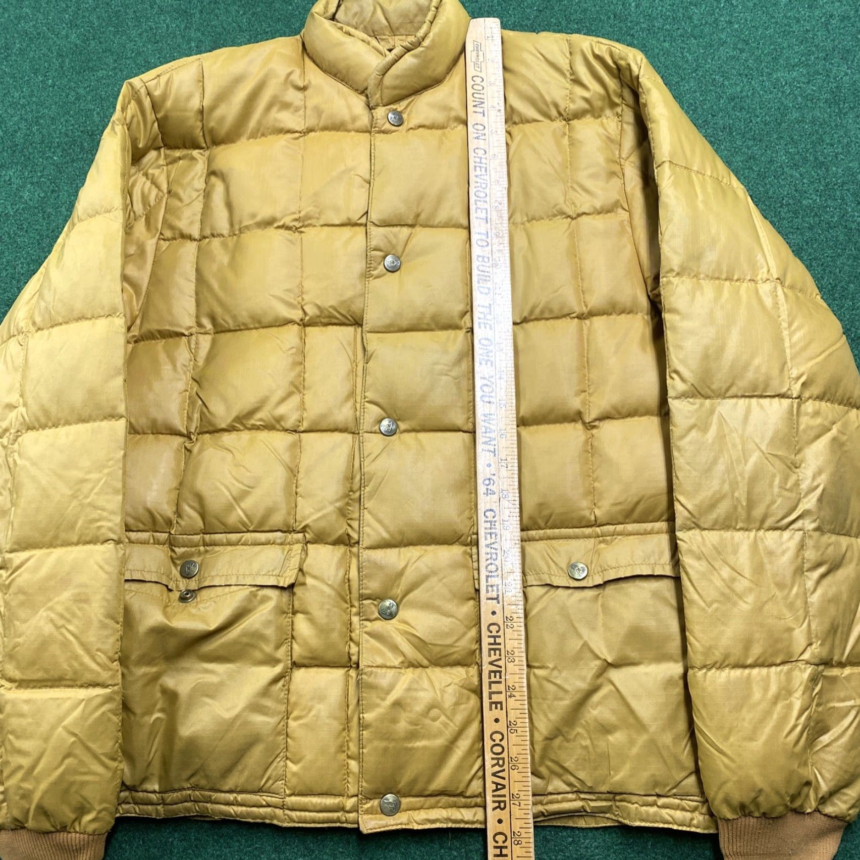 Eddie Bauer VINTAGE Eddie Bauer Jacket Mens M Yellow 70S Quilted Down 3-in-1 Coat USA Size US M / EU 48-50 / 2 - 7 Thumbnail