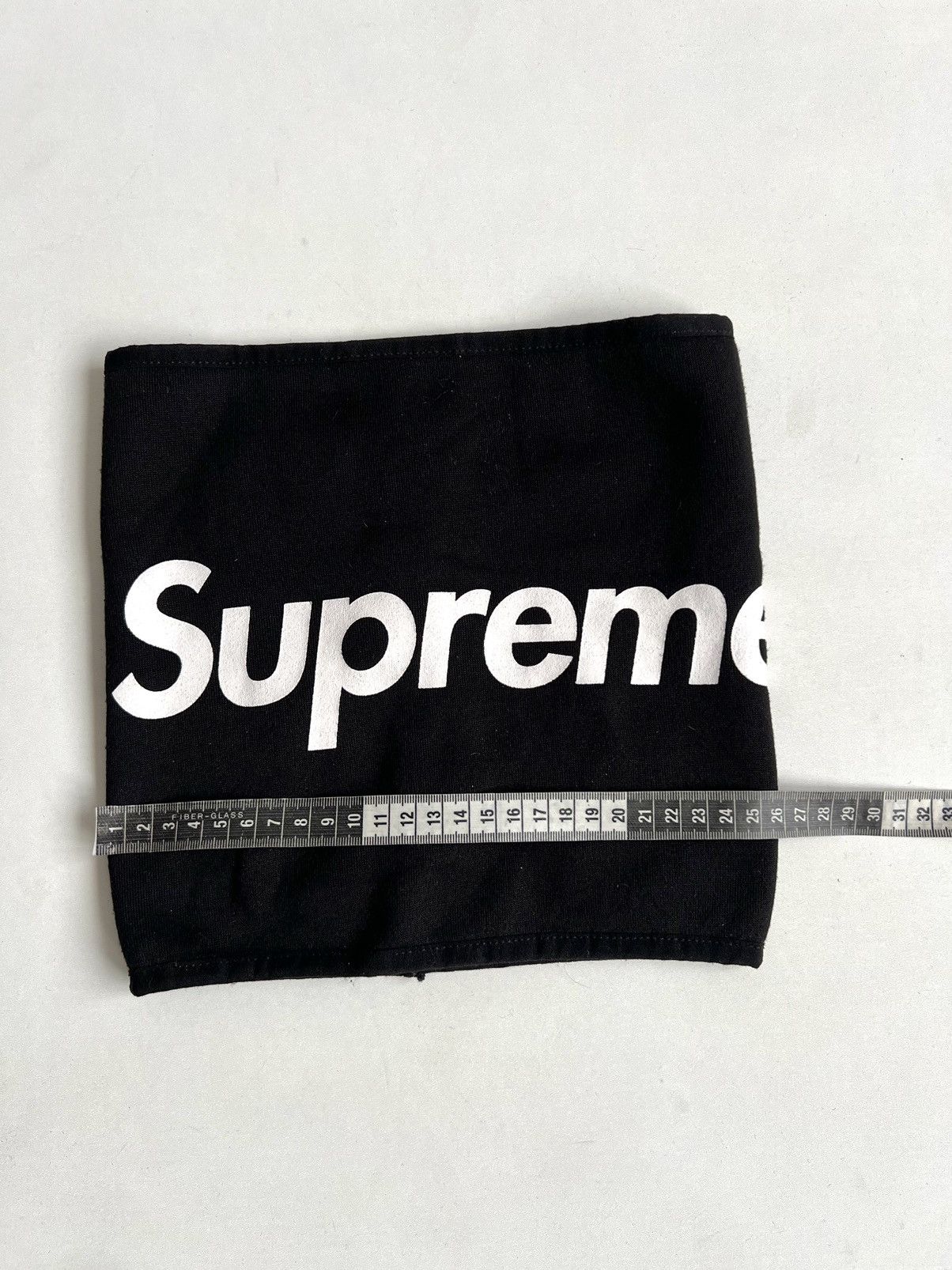 Supreme 🔥F/W 15 Supreme Neck Gaiter/Mask/Buff Fleece Black Size ONE SIZE - 9 Thumbnail