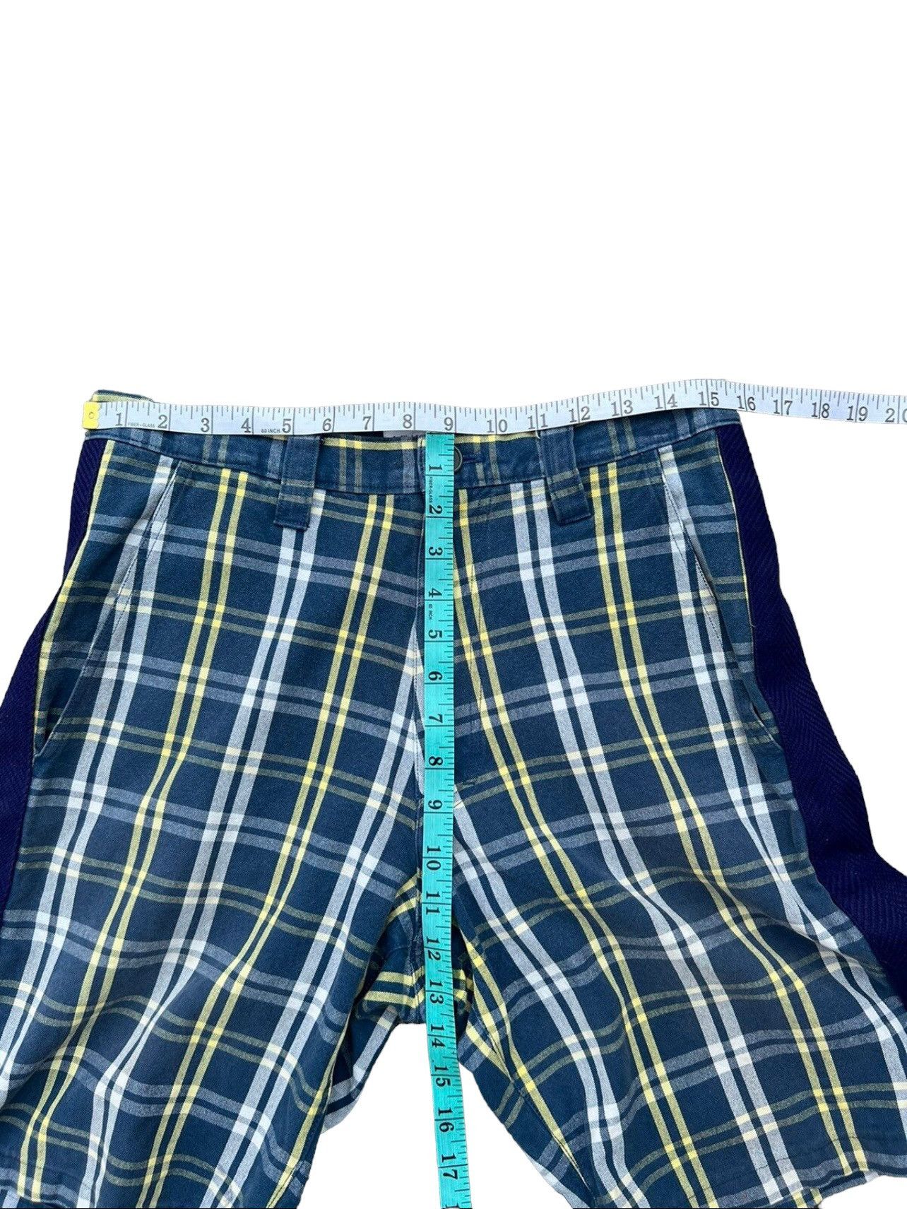 Japanese Brand Vintage Milk Boy Japan Side Tape Checkered Short Pant Size US 31 - 3 Thumbnail