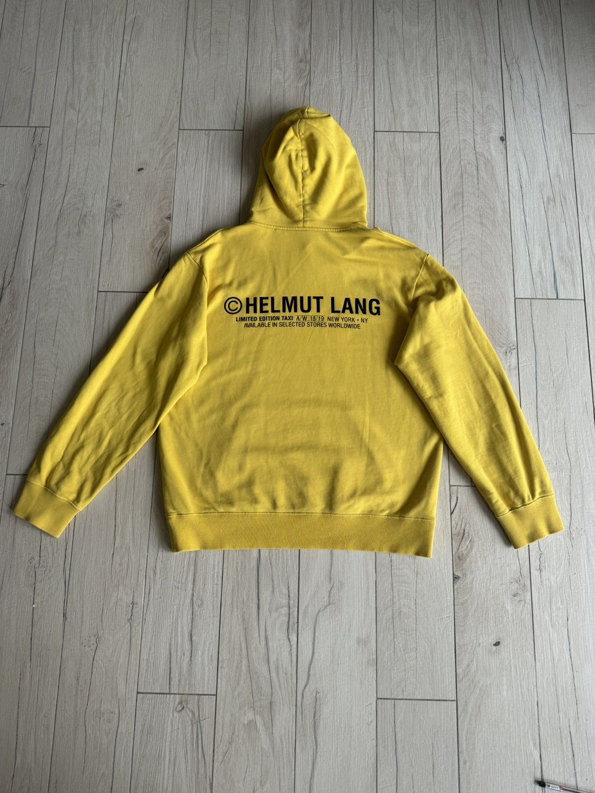 Helmut Lang Limited Edition! AW18/19 Helmut Lang Iconic Taxi Hoodie Size US XL / EU 56 / 4 - 4 Thumbnail