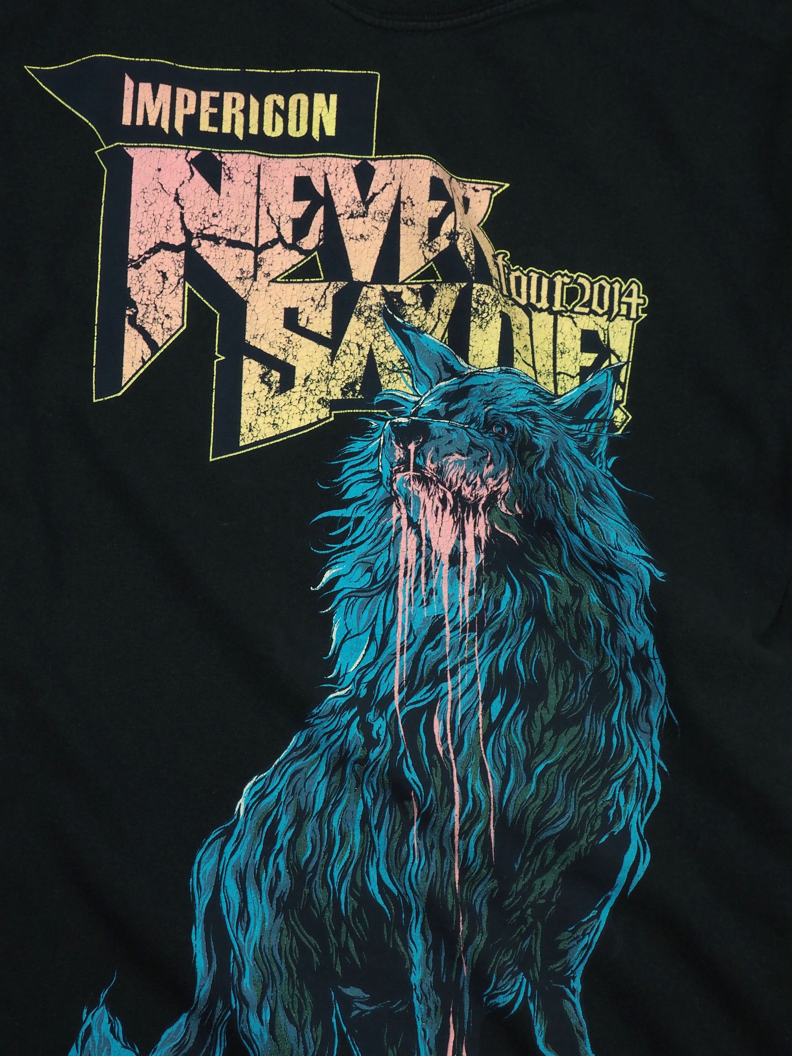 Band Tees Impericon Never Say Die Tour 2014 Tee Size US L / EU 52-54 / 3 - 2 Thumbnail