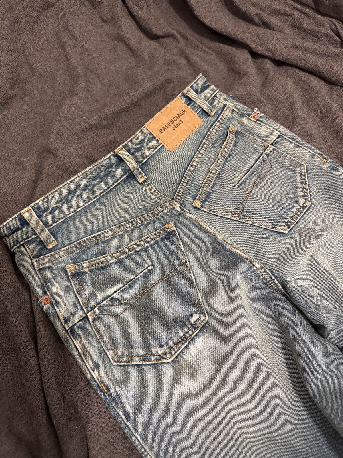 Balenciaga Balenciaga True Blue Japanese Denim Size 25" / US 0 / IT 36 - 3 Thumbnail