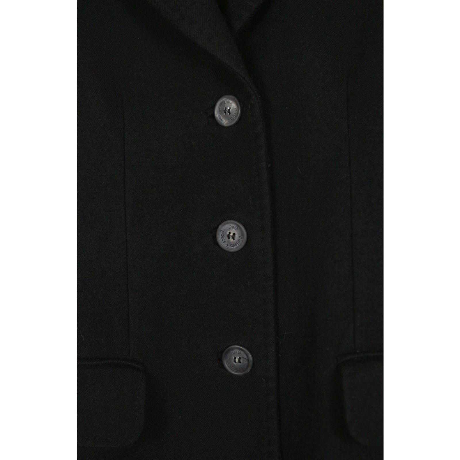Dolce & Gabbana Dolce & Gabbana Wool Coat Black 42 size Size M / US 6-8 / IT 42-44 - 4 Thumbnail