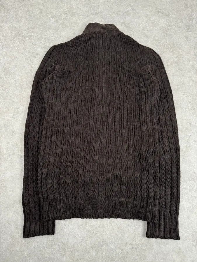 Daniele Alessandrini 2000s Daniele Alessandrini Brown Wool Buttoned Sweater Size US M / EU 48-50 / 2 - 7 Thumbnail
