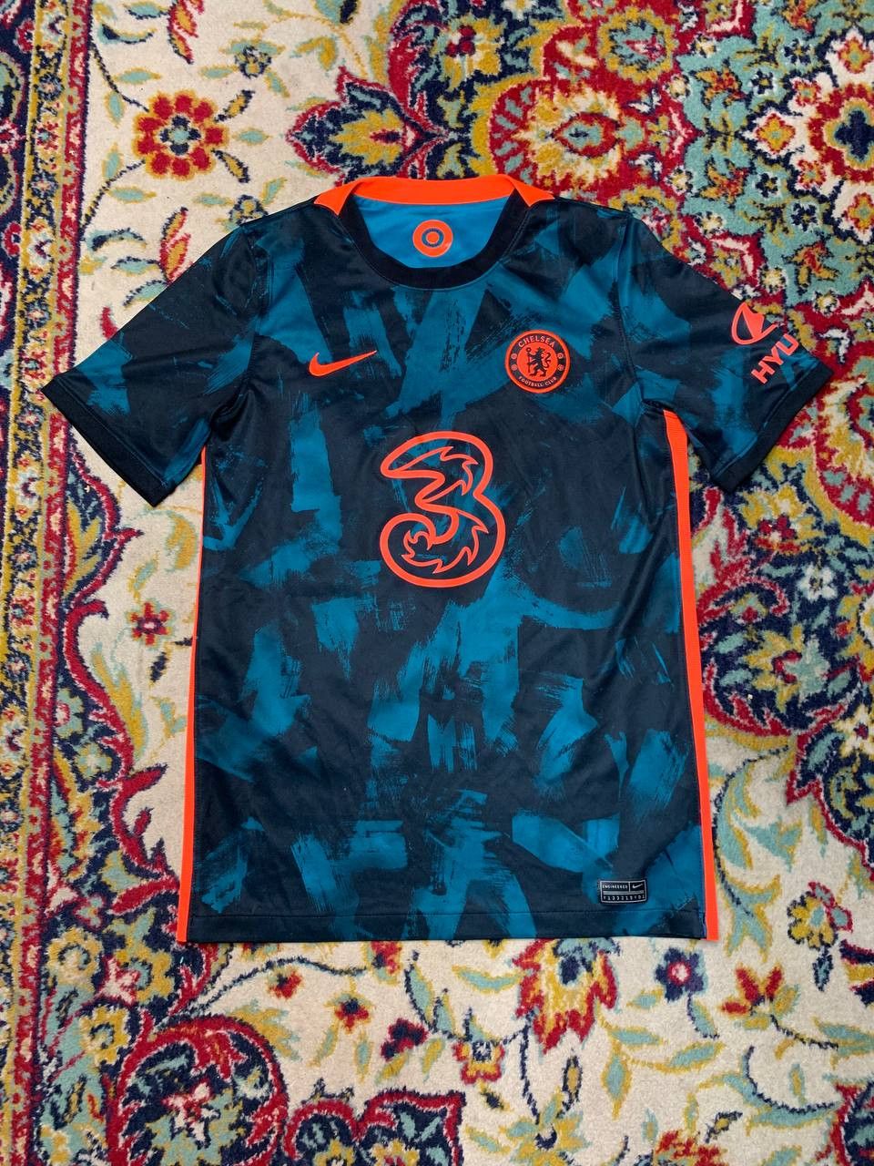 Adidas Chelsea 2021/2022 Third Football Soccer Jersey HAVERTZ Boys Size US S / EU 44-46 / 1 - 1 Thumbnail