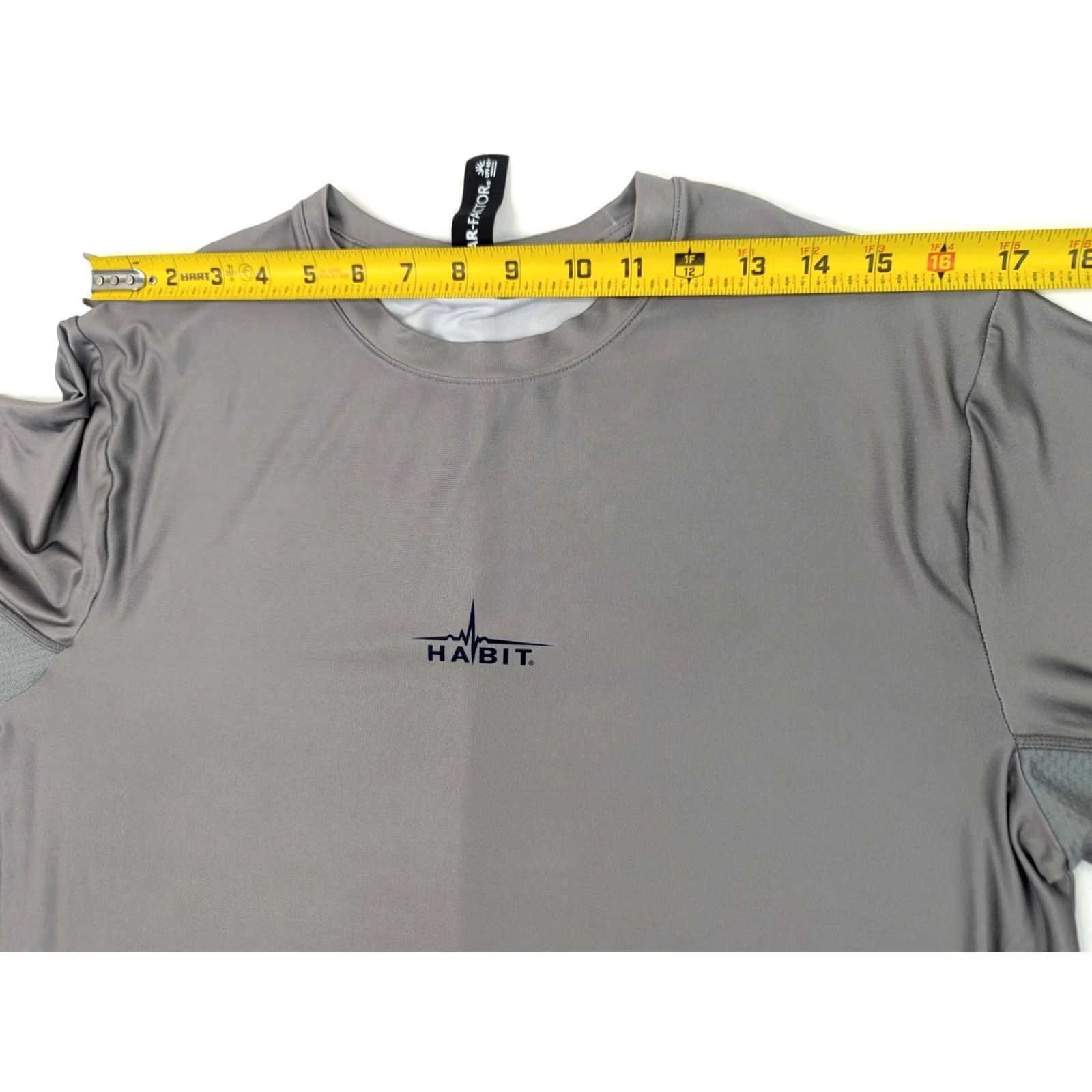 Habitat Habit Solar Factor UPF 40 Patriotic Fishing Shirt Men M Gray Size US M / EU 48-50 / 2 - 7 Thumbnail
