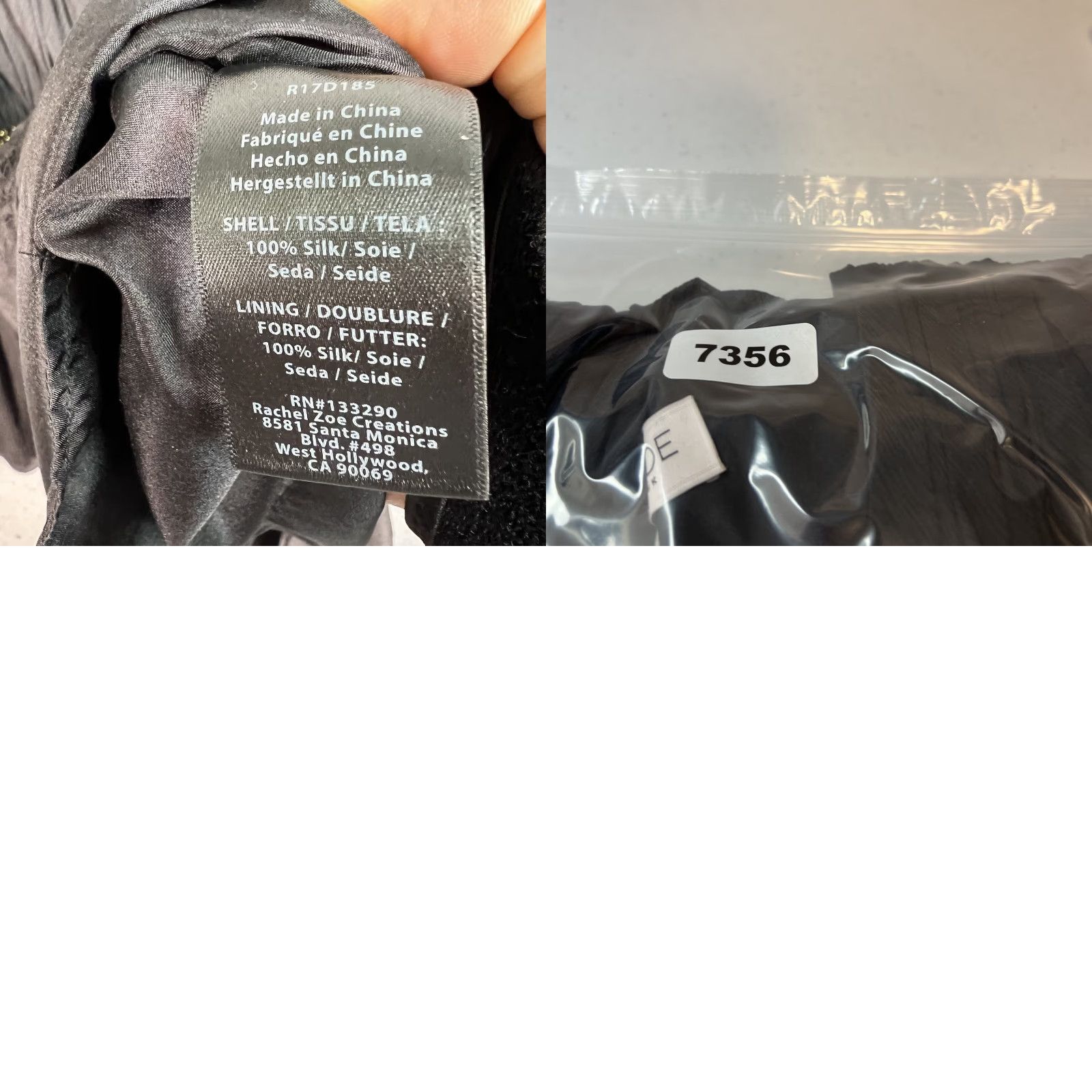 Rachel Zoe NWT Black Rachel Zoe Embellished Crinkled Silk Chiffon Dress Mini Size 8 Womens Size M / US 6-8 / IT 42-44 - 9 Thumbnail