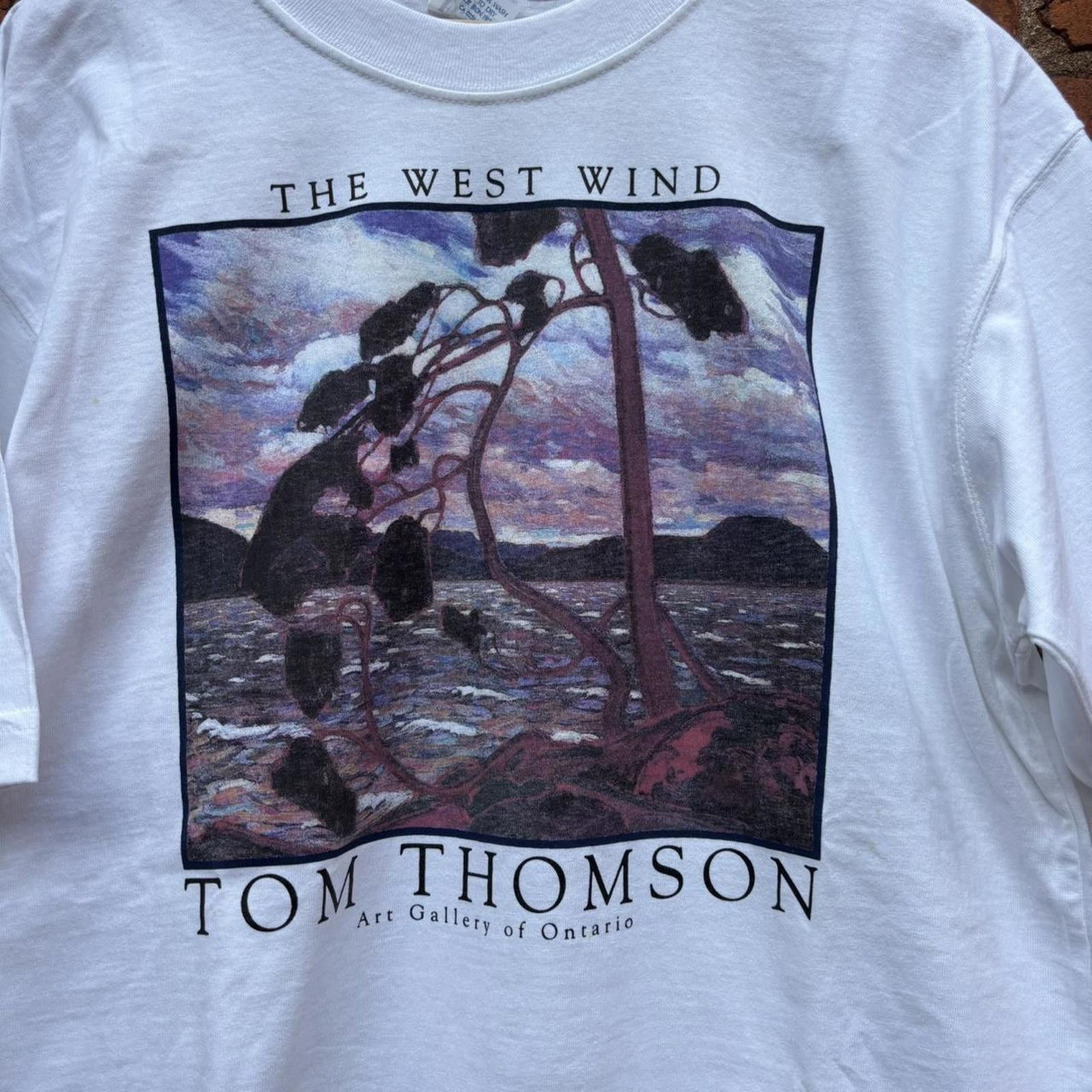 Other Vintage Tom Thompson the west wind AGO t shirt 90s/00s Size US L / EU 52-54 / 3 - 3 Thumbnail