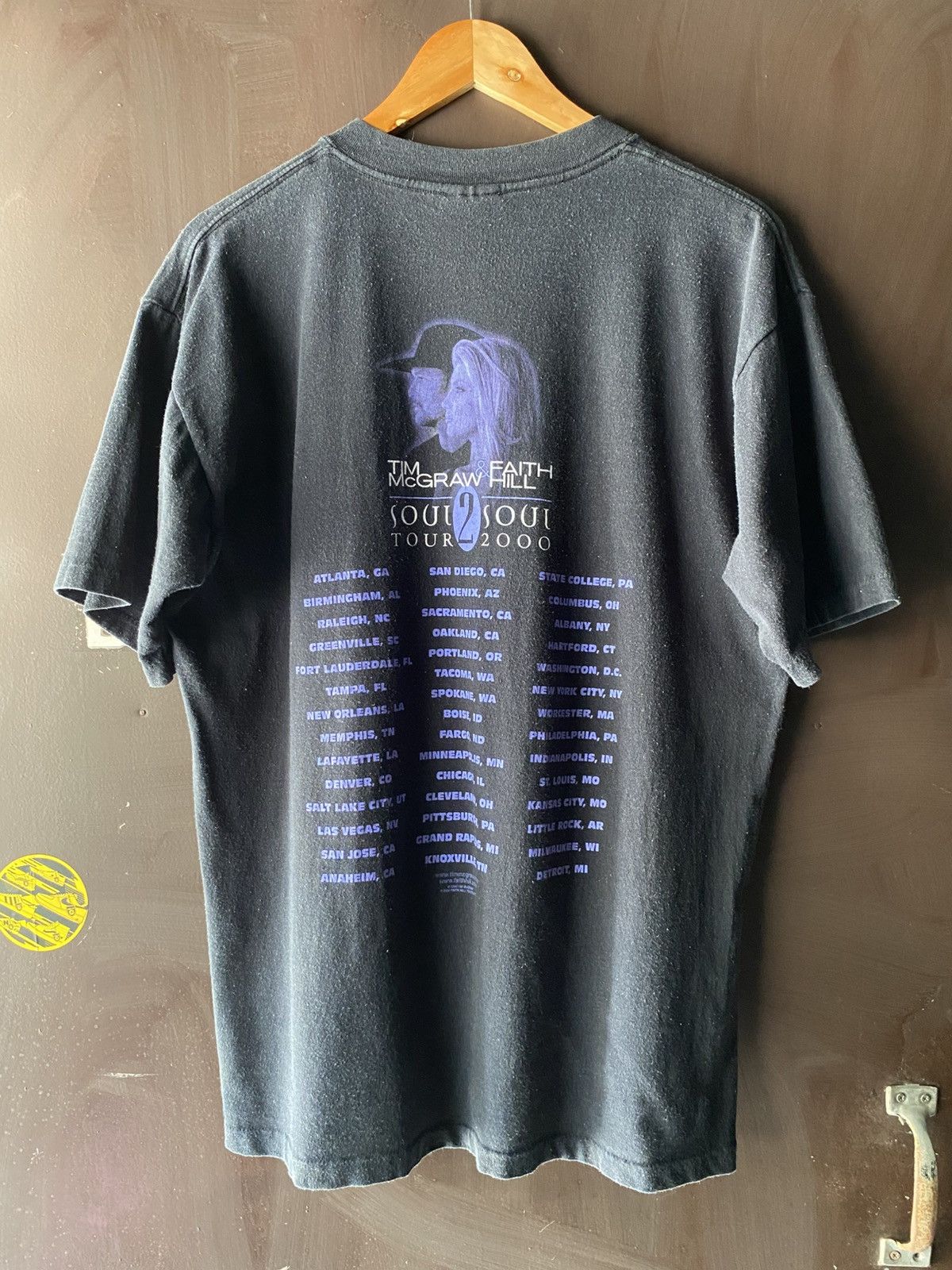 Band Tees Vintage Tim Mcgraw & Faith Hill Soul 2 tour soul Size US L / EU 52-54 / 3 - 3 Thumbnail