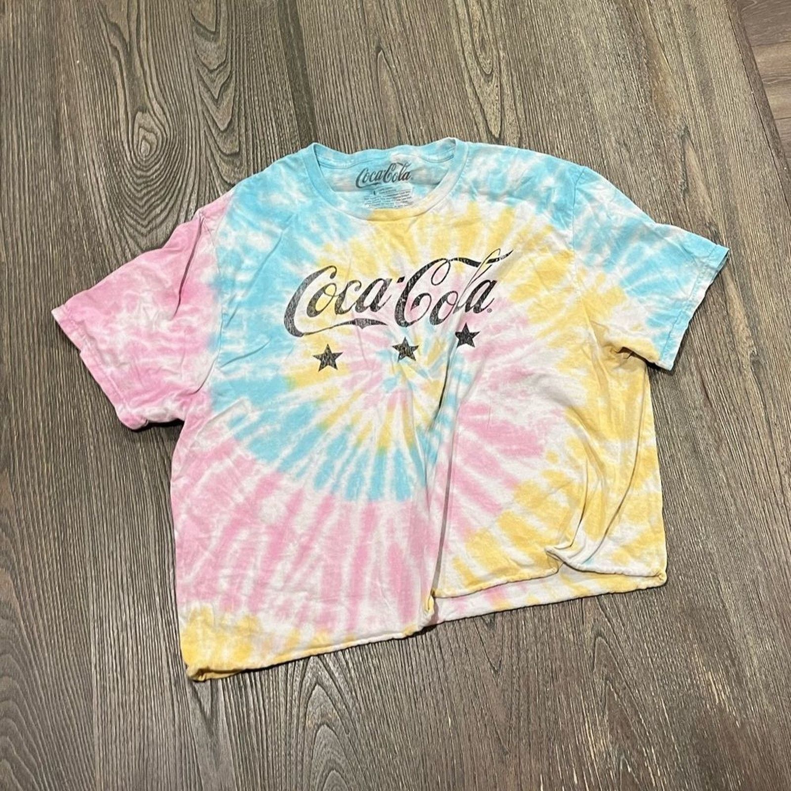Coca Cola Coca Cola Tee Shirt Short Sleeves Cropped Spell Out Crew L Size L / US 10 / IT 46 - 1 Thumbnail
