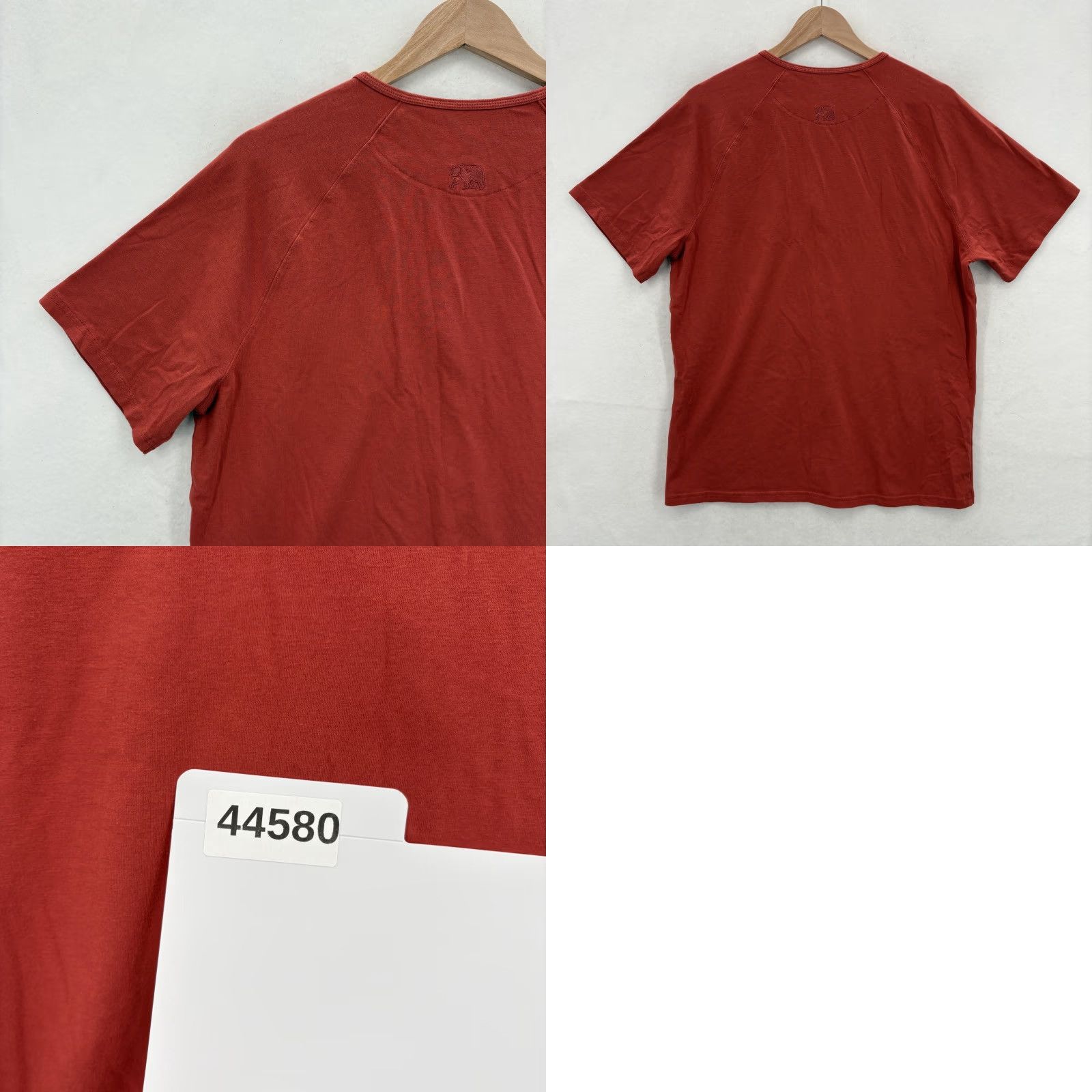 Vintage The Normal Brand Henley Shirt Mens Large Red Active Puremeso Short Sleeve Casual Size US L / EU 52-54 / 3 - 8 Thumbnail