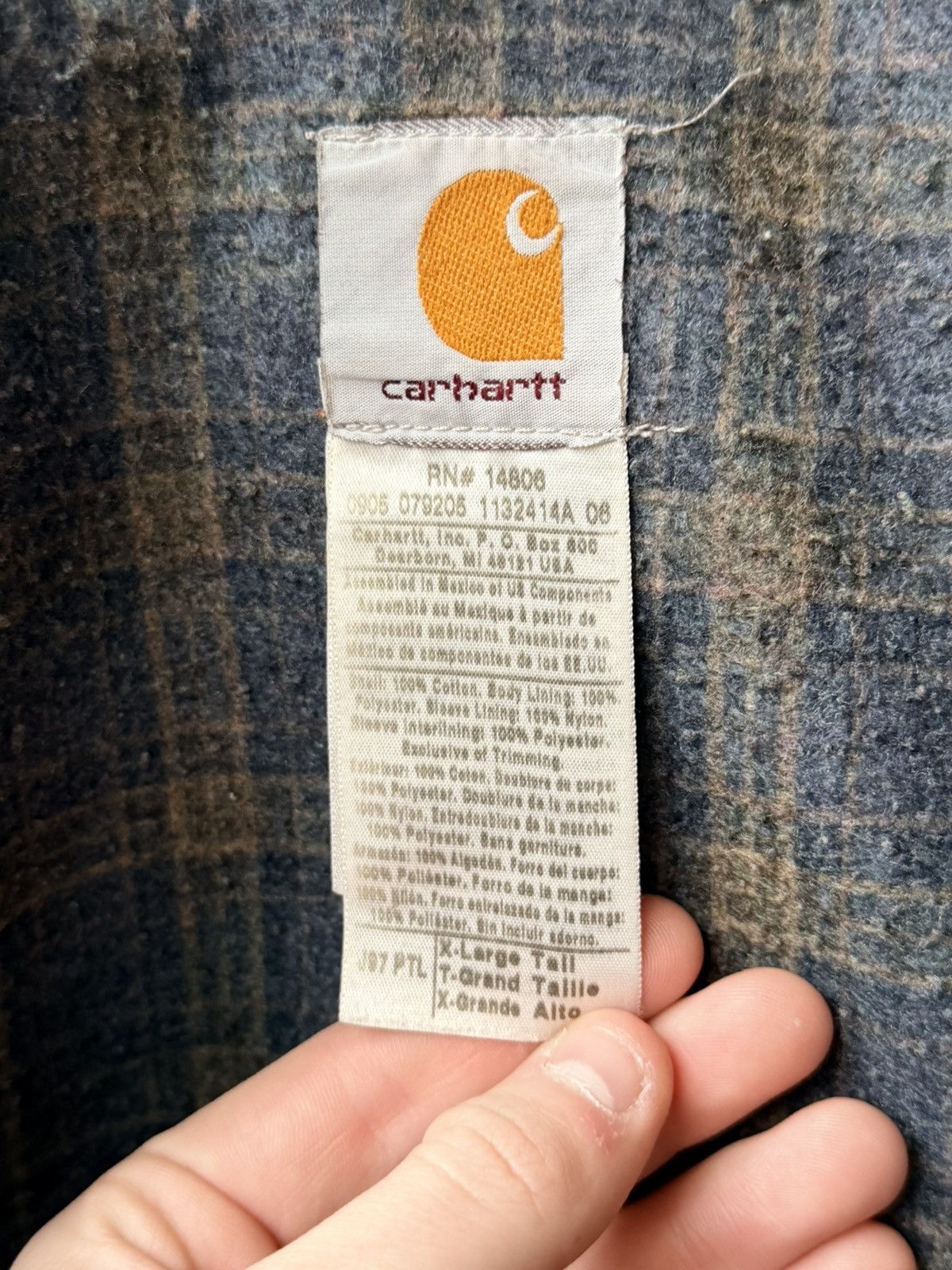 Carhartt Carhartt Distressed Work Wear Jacket Size US XL / EU 56 / 4 - 6 Thumbnail