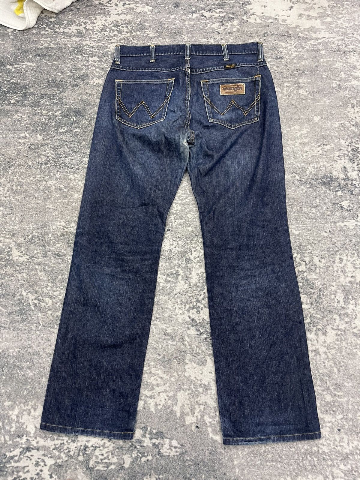 Wrangler Wrangler Authentic Western Jeans Leather Patch Size US 33 - 9 Thumbnail