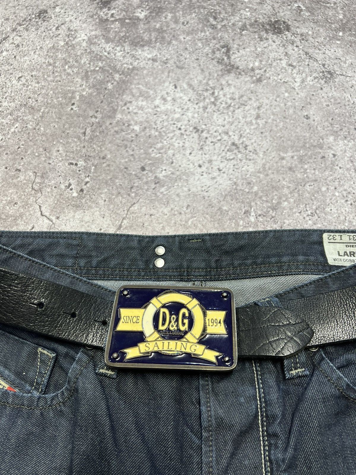 Dolce & Gabbana Vintage Y2k Dolce Gabbana Junya Watanabe Monogram Belt Logo Size ONE SIZE - 2 Thumbnail