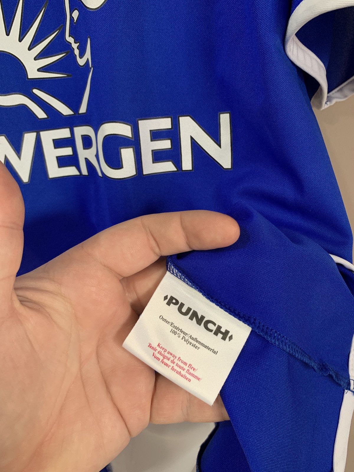 Vintage Ipswich Town Home Football Shirt Vintage Punch Soccer Jersey Size US XL / EU 56 / 4 - 14 Thumbnail