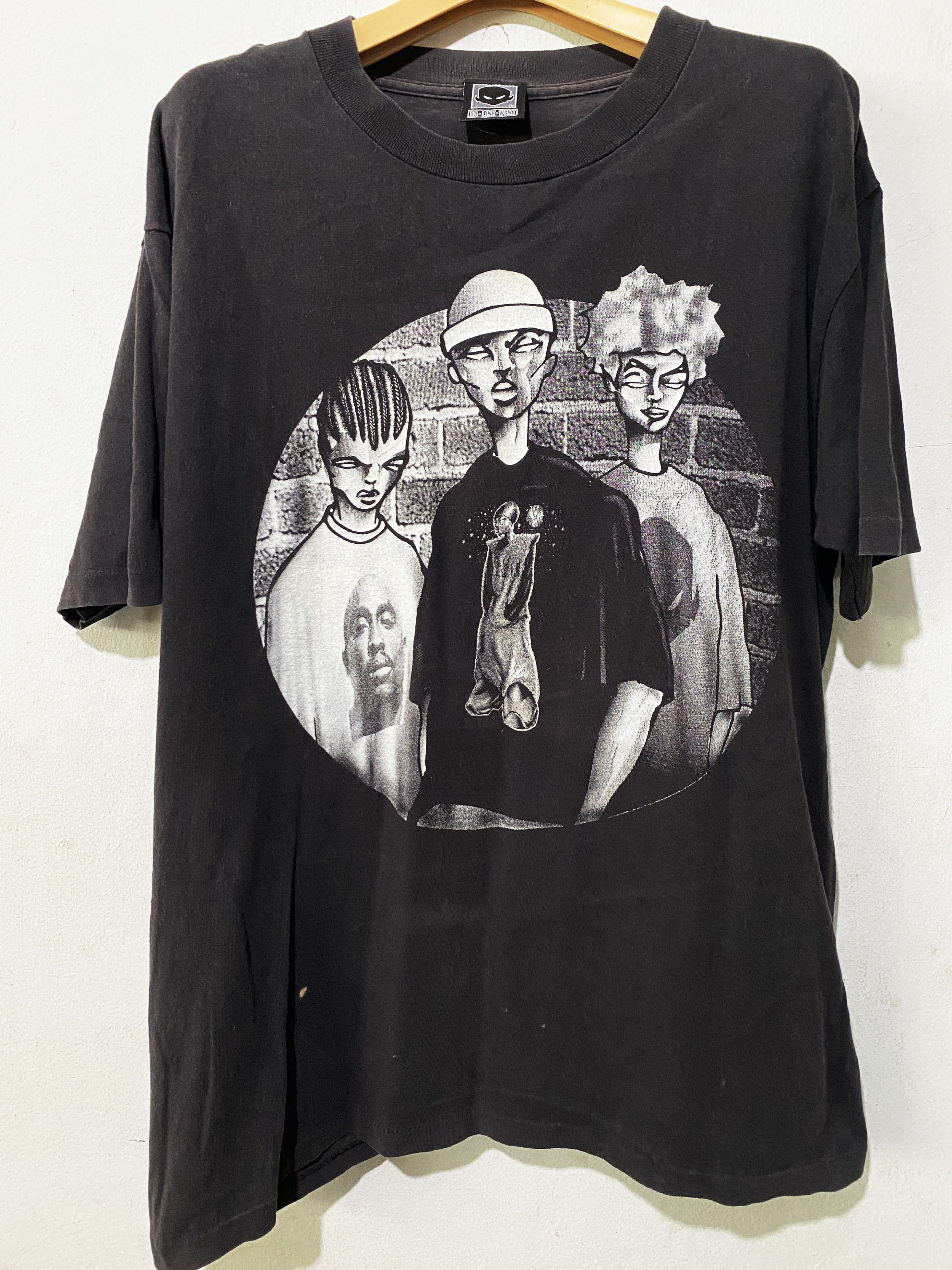 Vintage Vintage 90s Da Link Went Shirt Size US XL / EU 56 / 4 - 1 Thumbnail