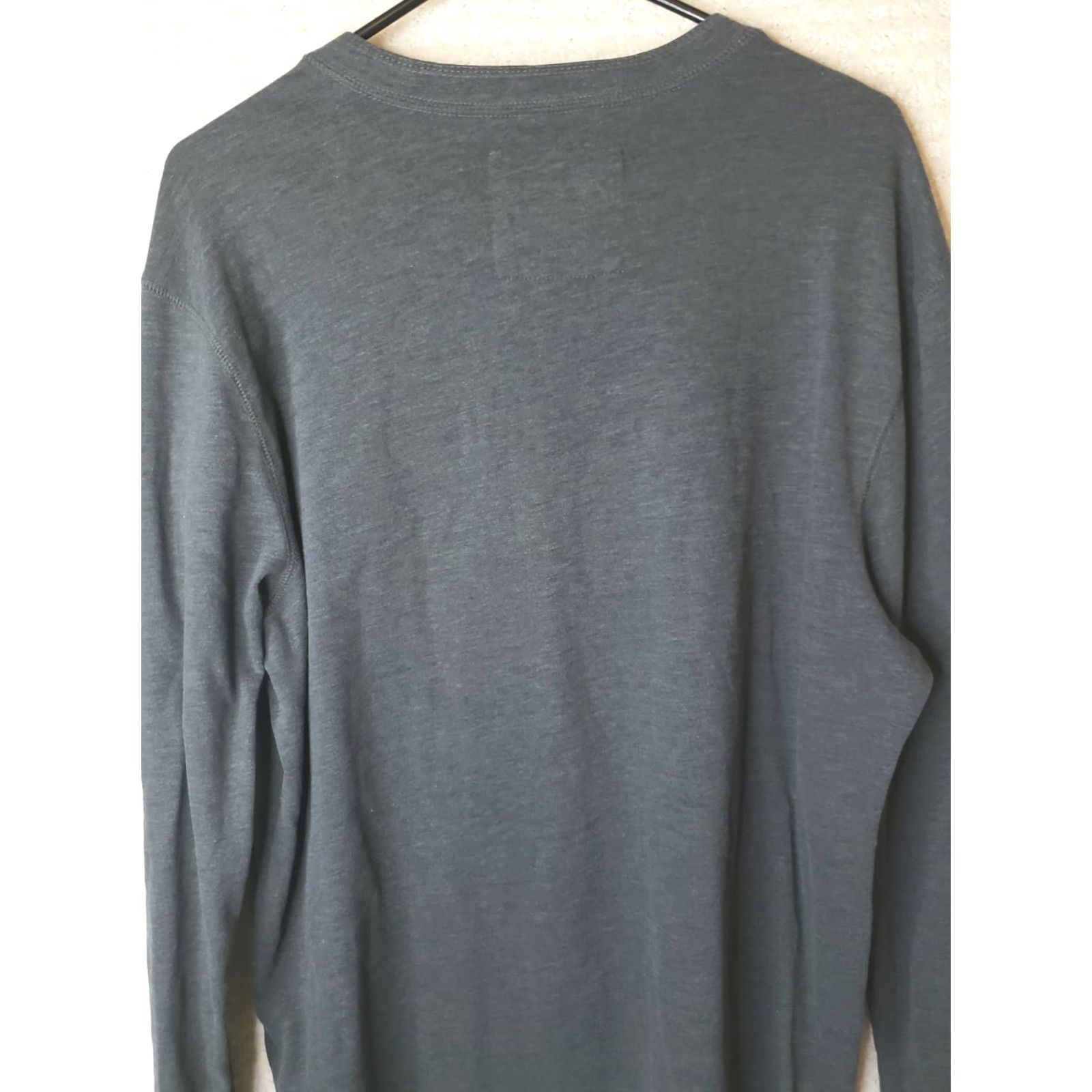 Vintage St. John's Bay Shirt Mens L Gray Long Sleeve Henley T Shirt Size US L / EU 52-54 / 3 - 6 Thumbnail
