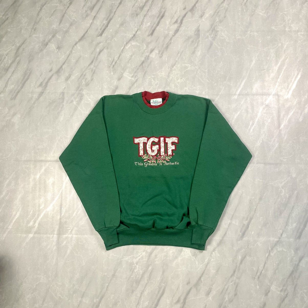 Other Vintage 90s M&C TGIF Wording Crewneck Size US M / EU 48-50 / 2 - 1 Thumbnail
