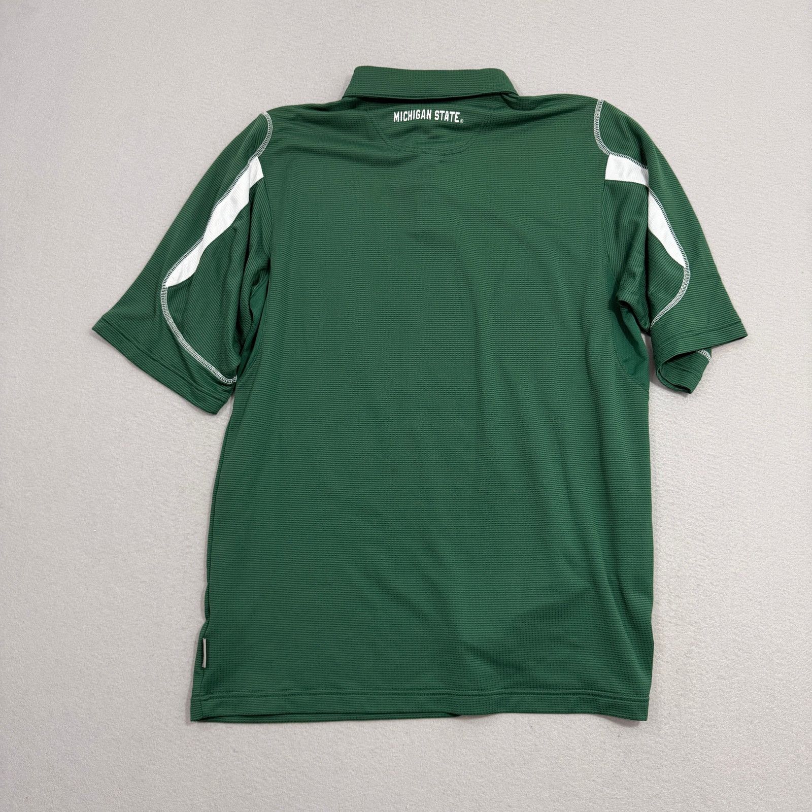 Nike Nike Michigan State Spartans Polo Shirt Men's Large Green Size US L / EU 52-54 / 3 - 6 Thumbnail