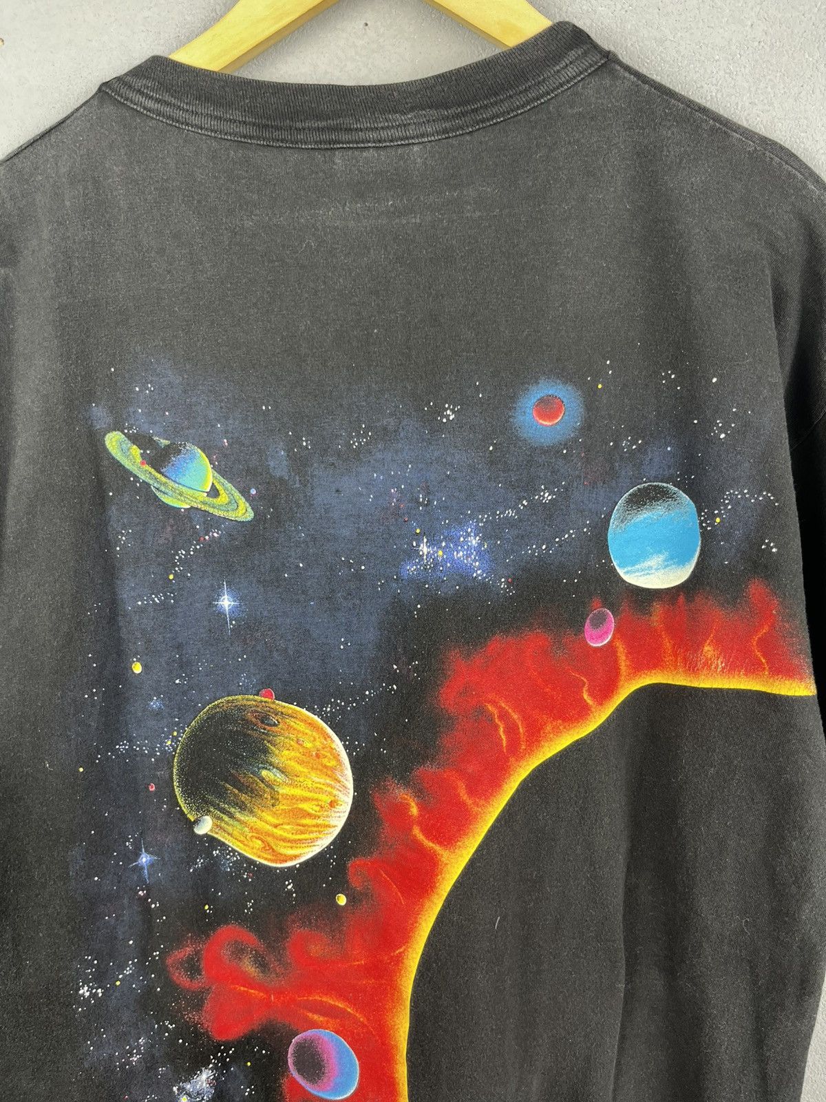 Vintage Vtg 90s Dynamic Solar System Single Stitch Space Great Size US L / EU 52-54 / 3 - 12 Thumbnail