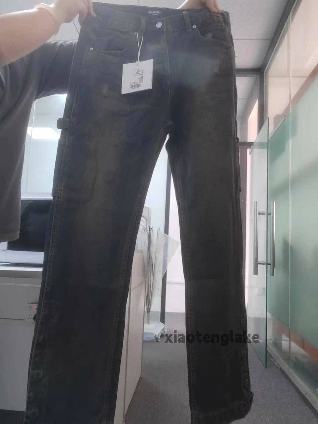 Jean × Vintage washed faded carpenter utility skate hiphop jeans Size US 30 / EU 46 - 6 Thumbnail