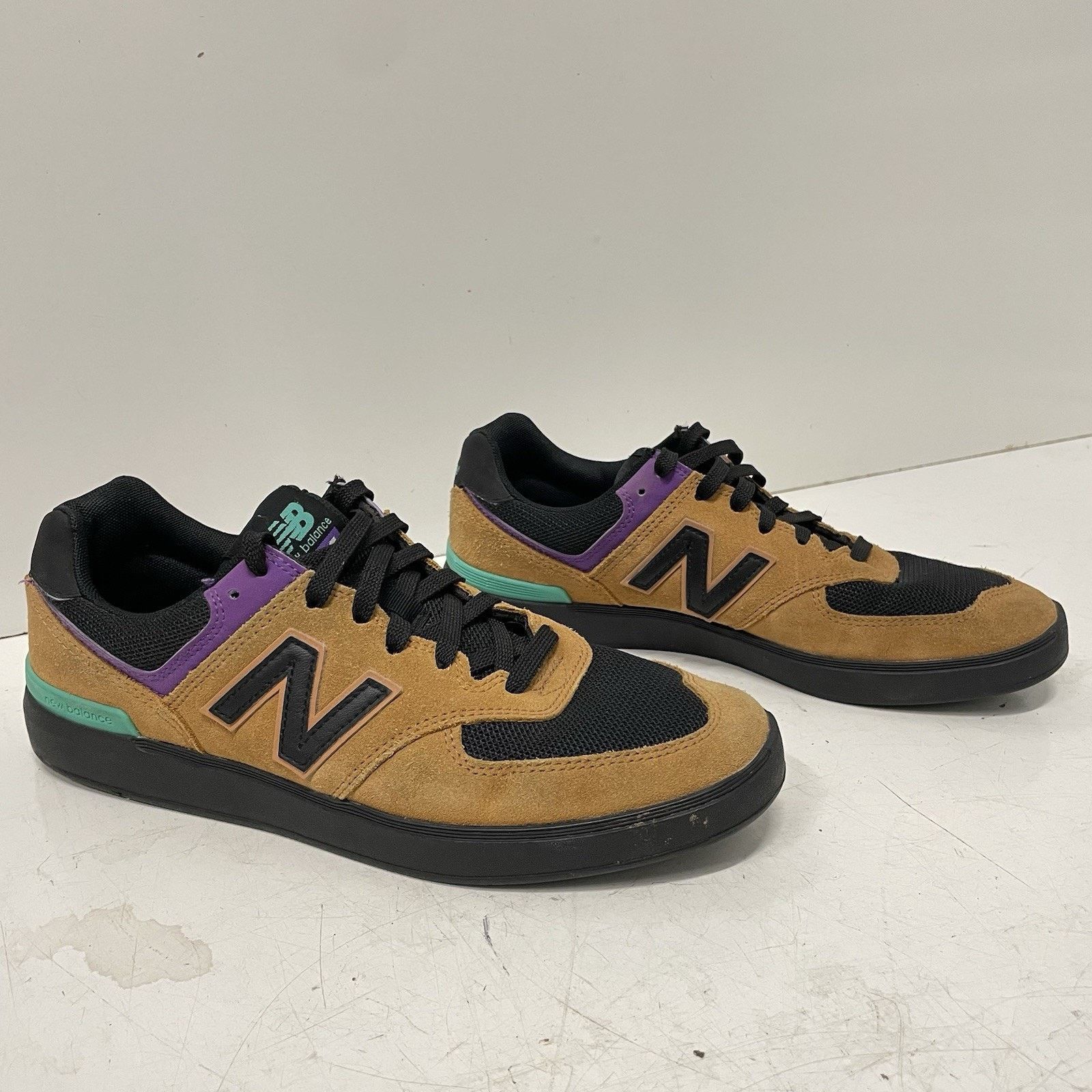 New Balance New Balance 574 V1 All Coasts Brown Black Shoes Men's 9.5 Size US 9 / EU 42 - 4 Thumbnail