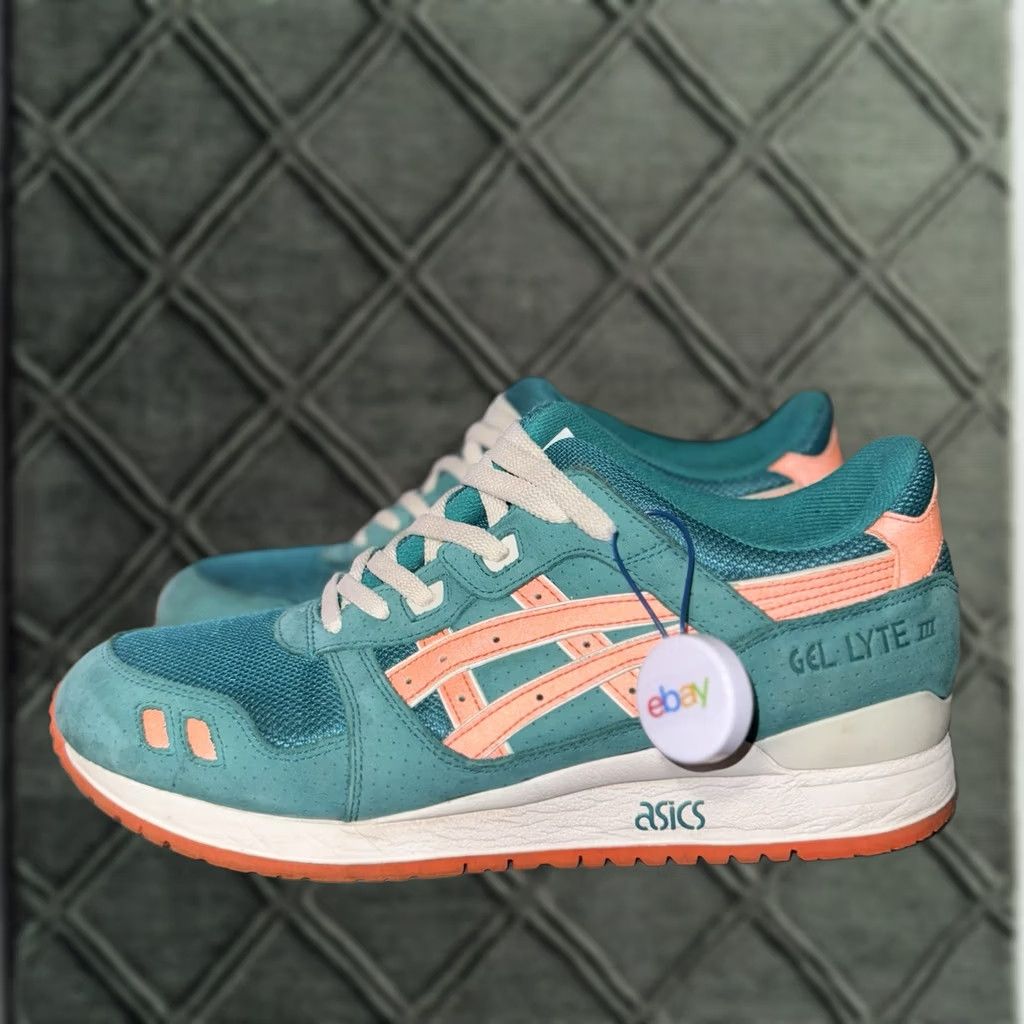 Asics ASICS Gel-Lyte III ECP Miami Ronnie Fieg Kith Sneaker 11.5 Multicolor VNDS Mens Size US 12 / EU 45 - 1 Thumbnail