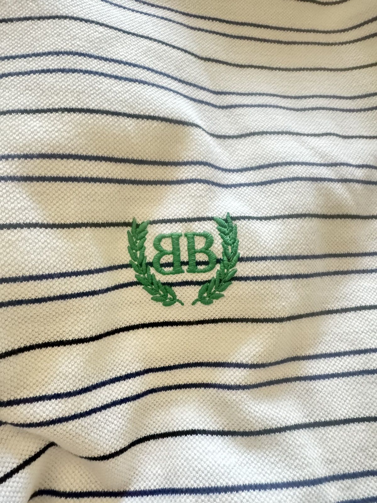 Balenciaga BALENCIAGA LAUREL STRIPED POLO Size US L / EU 52-54 / 3 - 3 Thumbnail