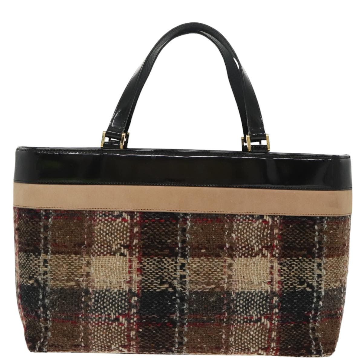 Burberry Burberry Nova Check Tote Bag Wool Beige Size ONE SIZE - 13 Thumbnail