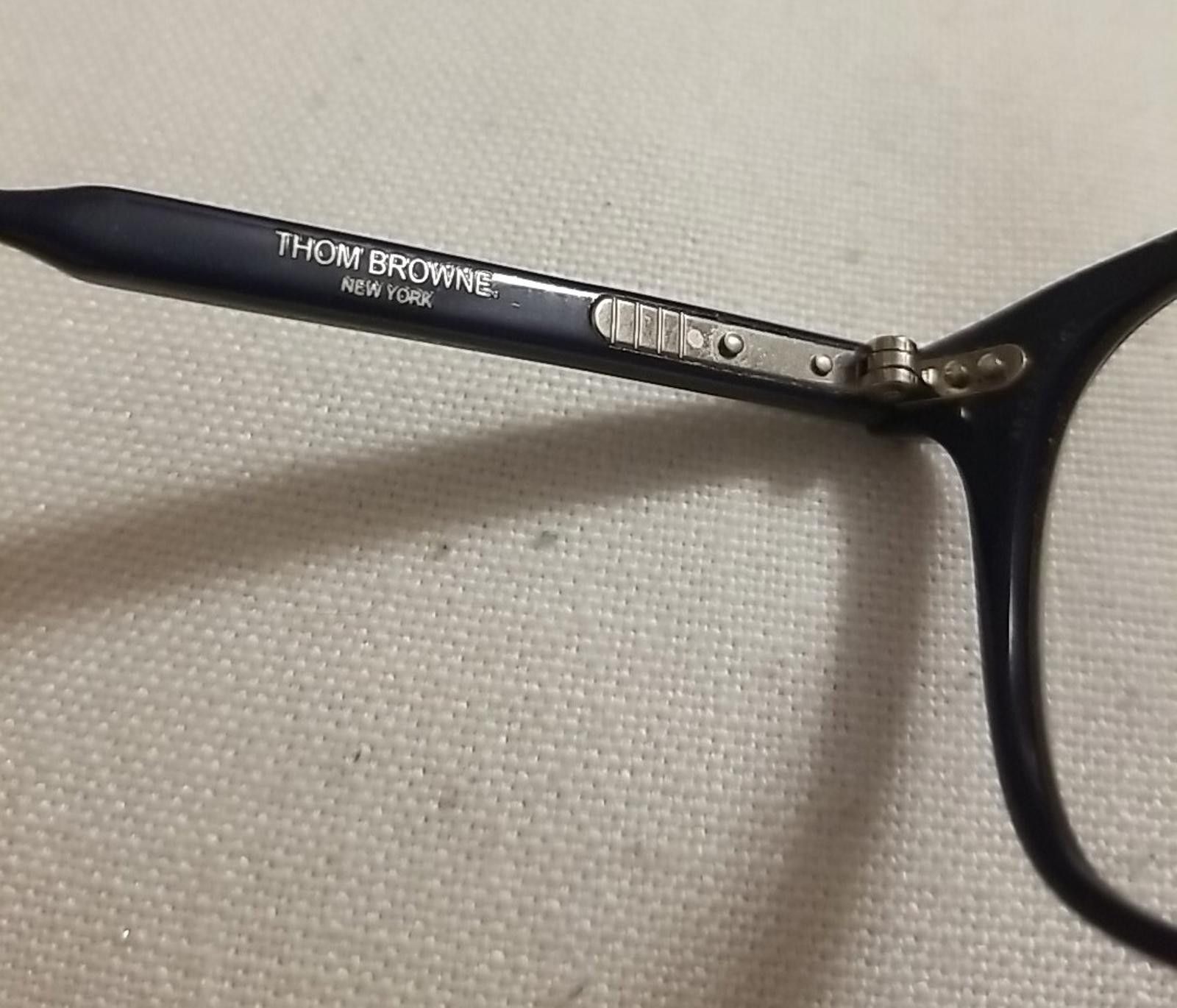 Thom Browne Thom Browne Eyeglass Frames Model TB 406 A Black 48 Japan Size ONE SIZE - 6 Thumbnail