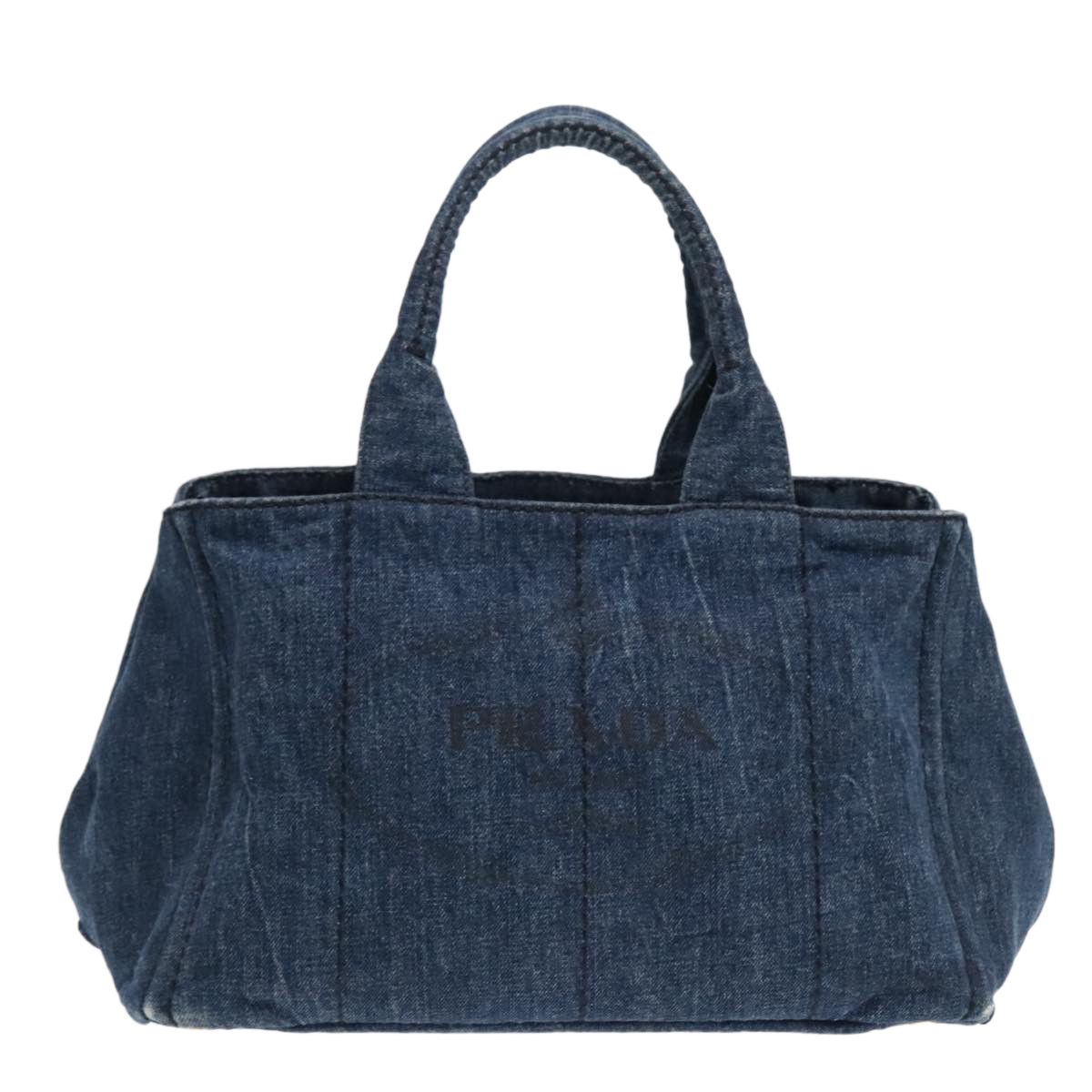 Prada Canapa Blue Denim - Jeans Handbag (Pre-Owned) Size ONE SIZE - 1 Thumbnail