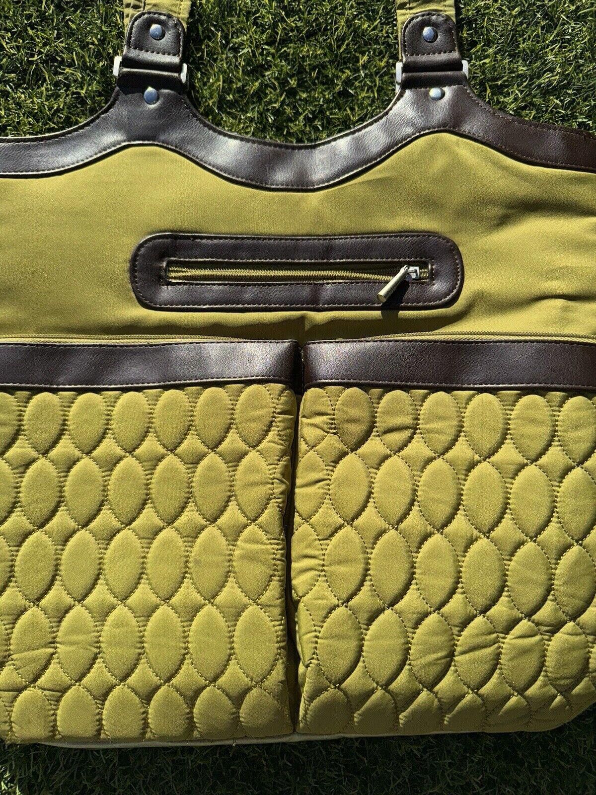 Lugz Lug Siga Green Polyester Zippered Bag Tote Purse Size ONE SIZE - 2 Thumbnail