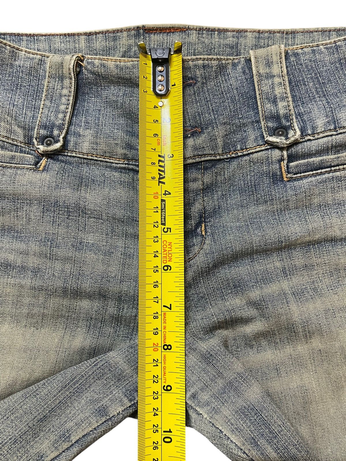 If Six Was Nine Vintage Japanese Brand Blue Faded Wash Style Flared Jeans Size US 28 / EU 44 - 15 Thumbnail