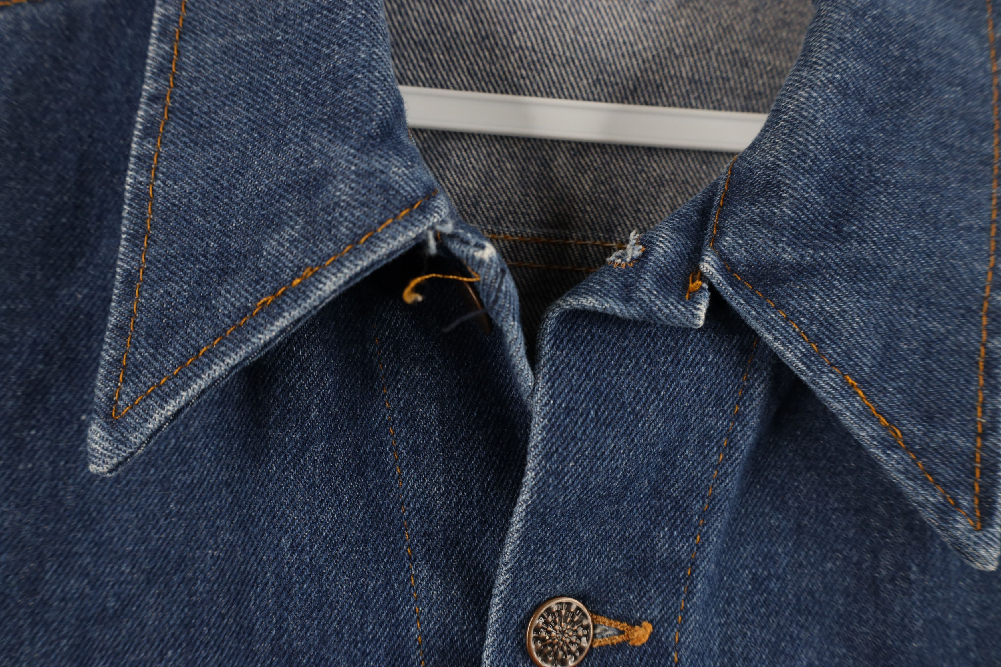 Vintage Vintage 60s 70s Streetwear Jean Trucker Jacket Blue USA Size US L / EU 52-54 / 3 - 5 Thumbnail