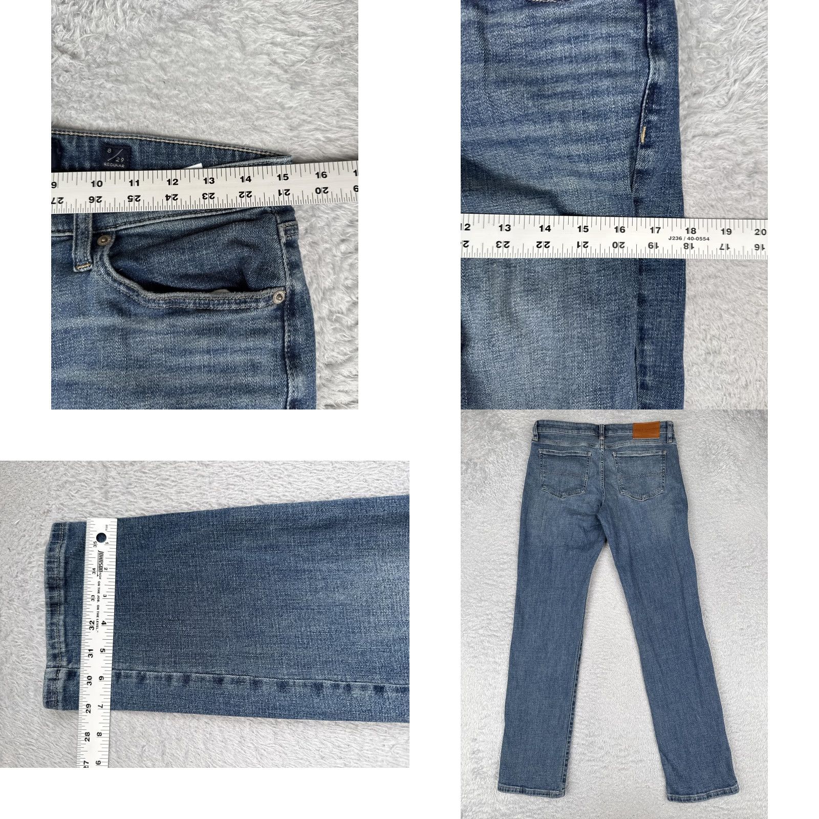 Lucky Brand Lucky Brand Jeans Womens 8 Blue Midrise Straight Medium Wash Denim Casual 29x31 Size 30" / US 8 / IT 44 - 9 Thumbnail
