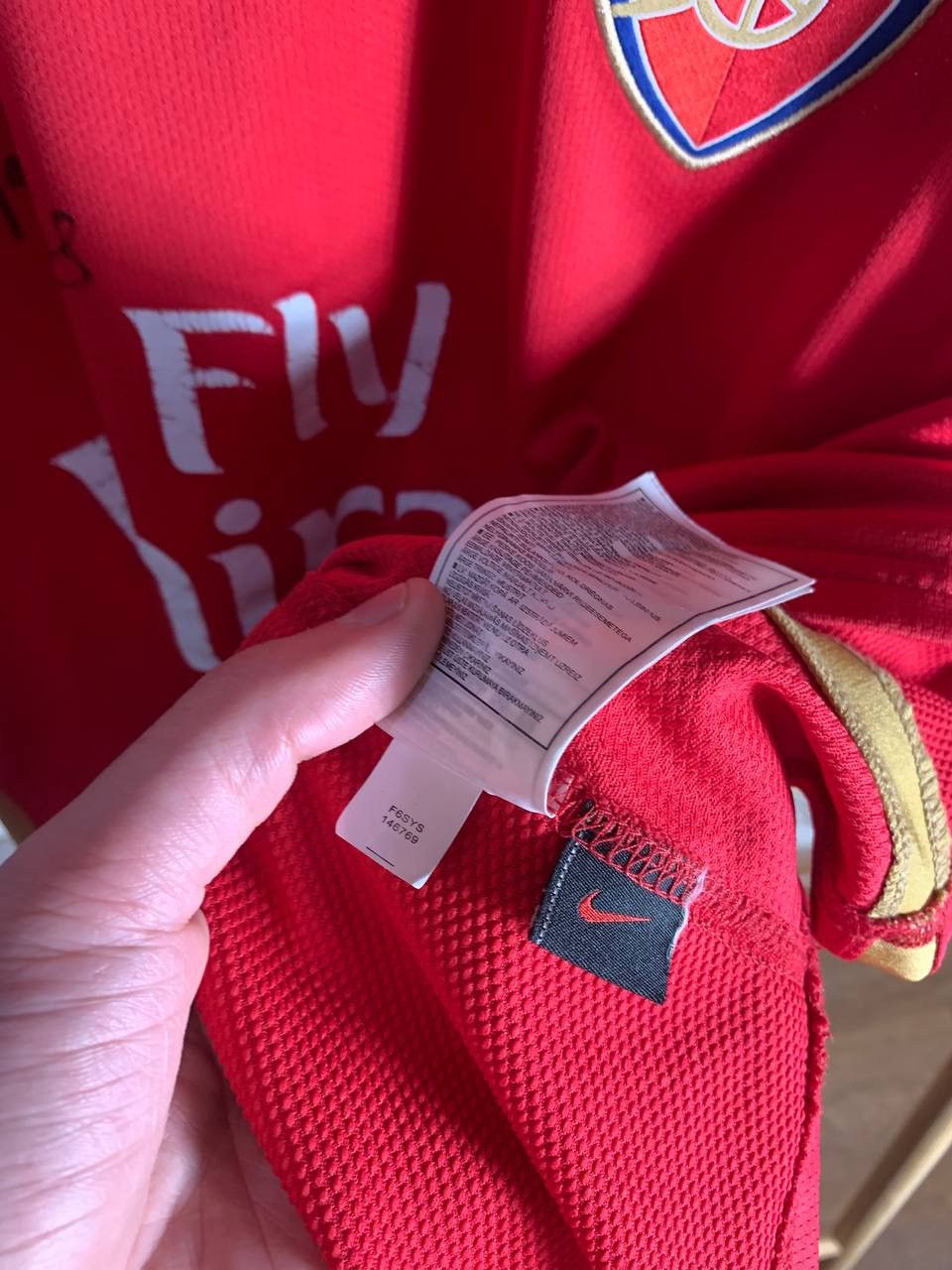 Nike VINTAGE NIKE FC ARSENAL LONDON ENGLAND SOCCER JERSEY RETRO Size US XL / EU 56 / 4 - 7 Thumbnail