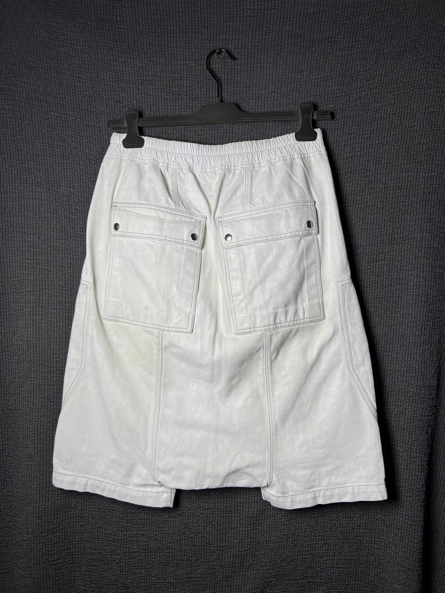 Rick Owens 【Rare Runway Style】Rick Owens 20SS Line Waxed Glue Shorts Size US 40 / EU 56 - 2 Thumbnail