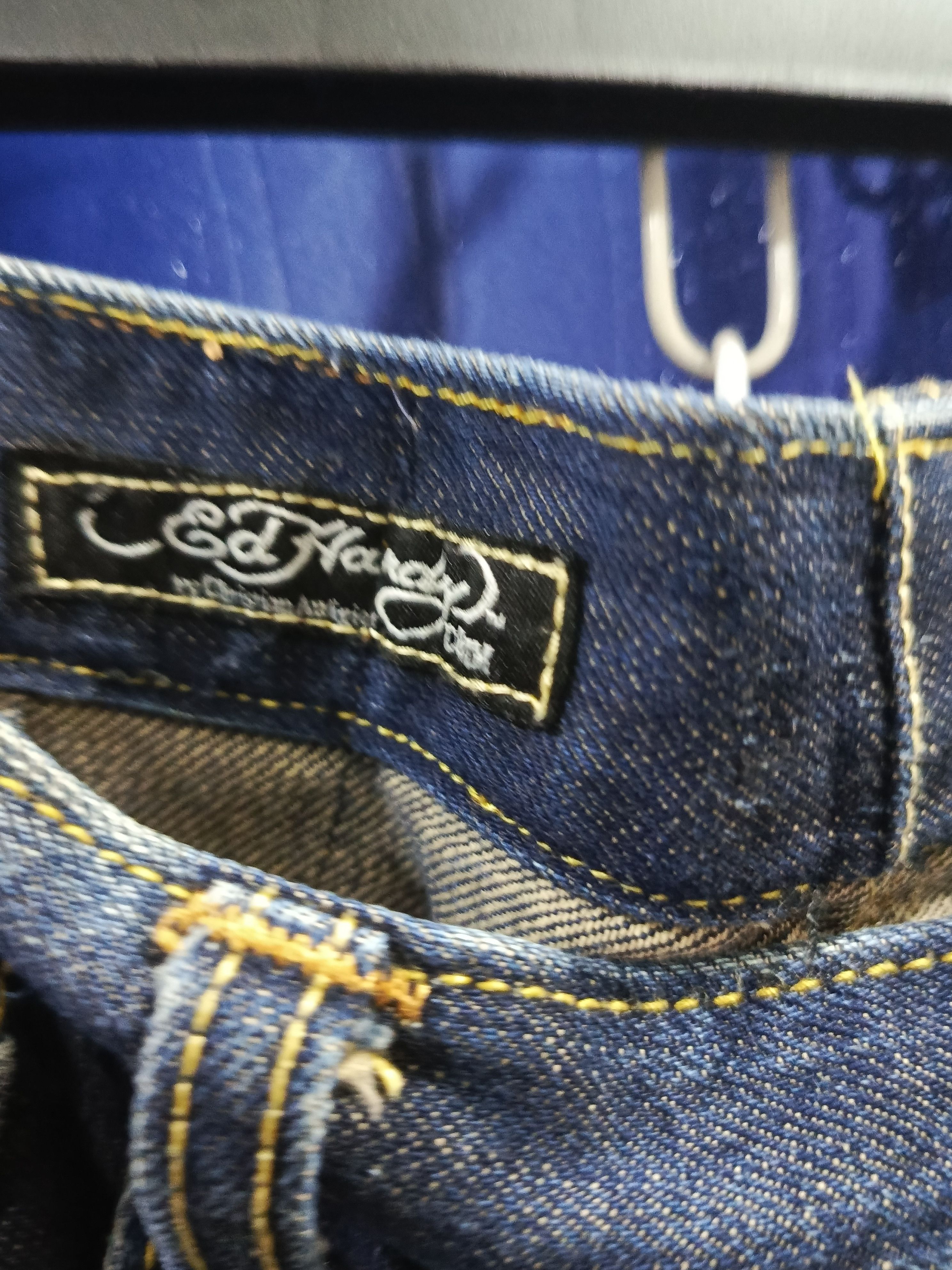Ed Hardy Ed Hardy By Christian Audigier 2009 Skull and Snake Y2K Size US 34 / EU 50 - 6 Thumbnail